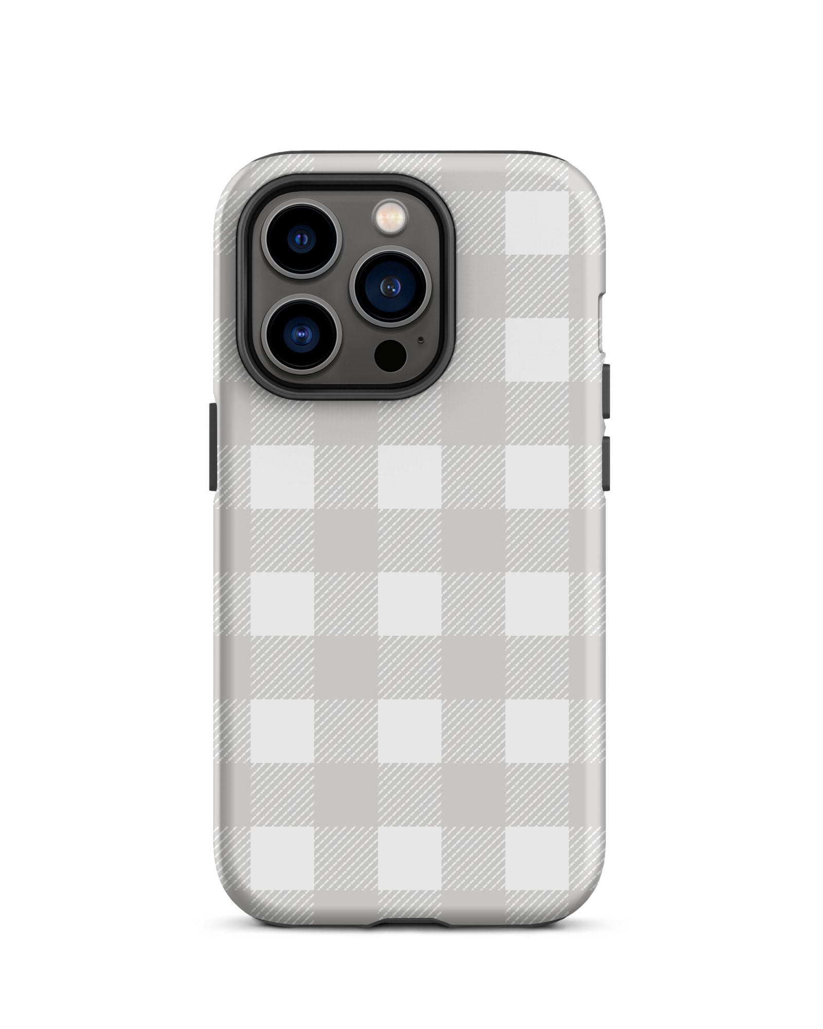 Smoky Gray Check Cabin Case for iPhone®