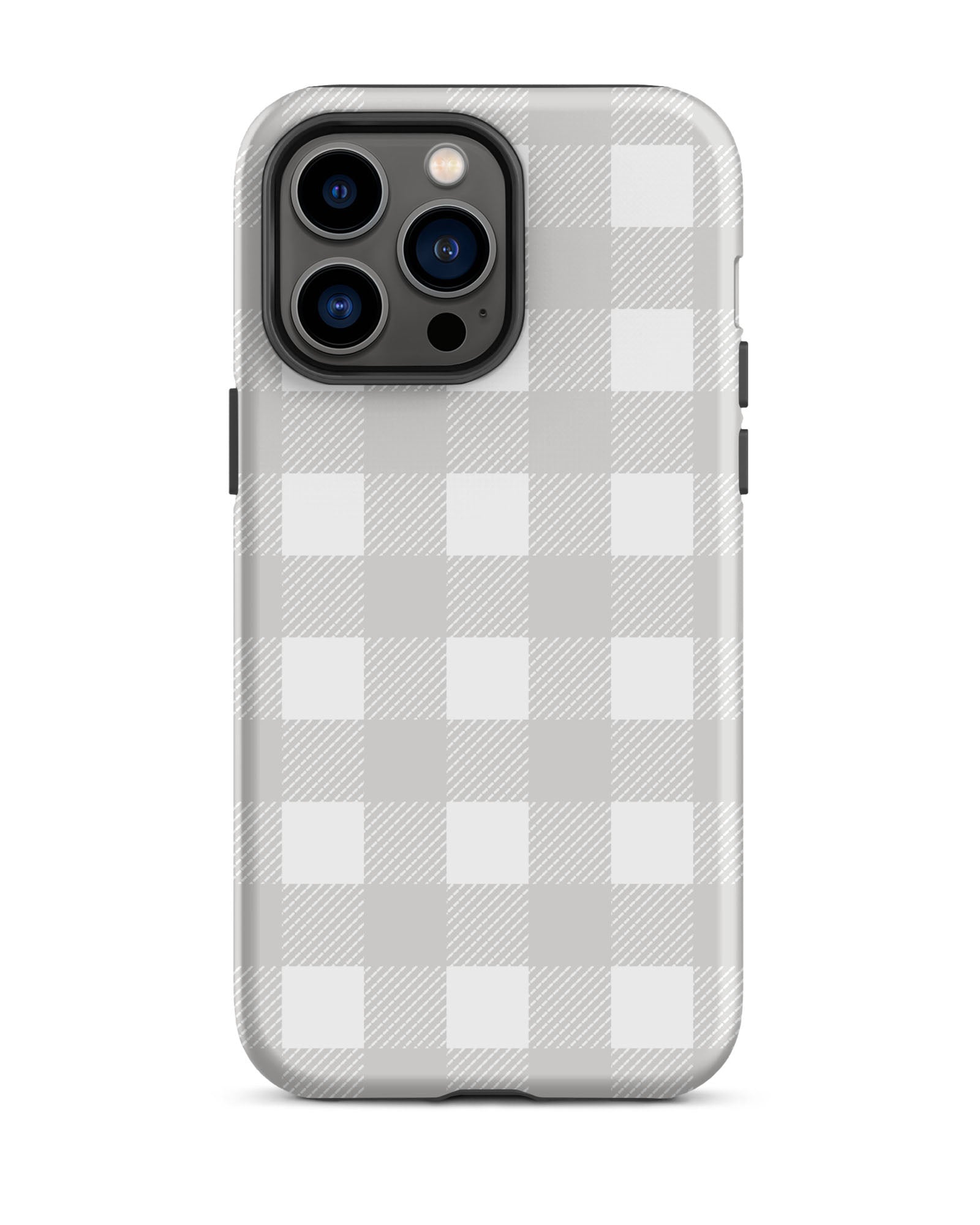 Smoky Gray Check Cabin Case for iPhone®