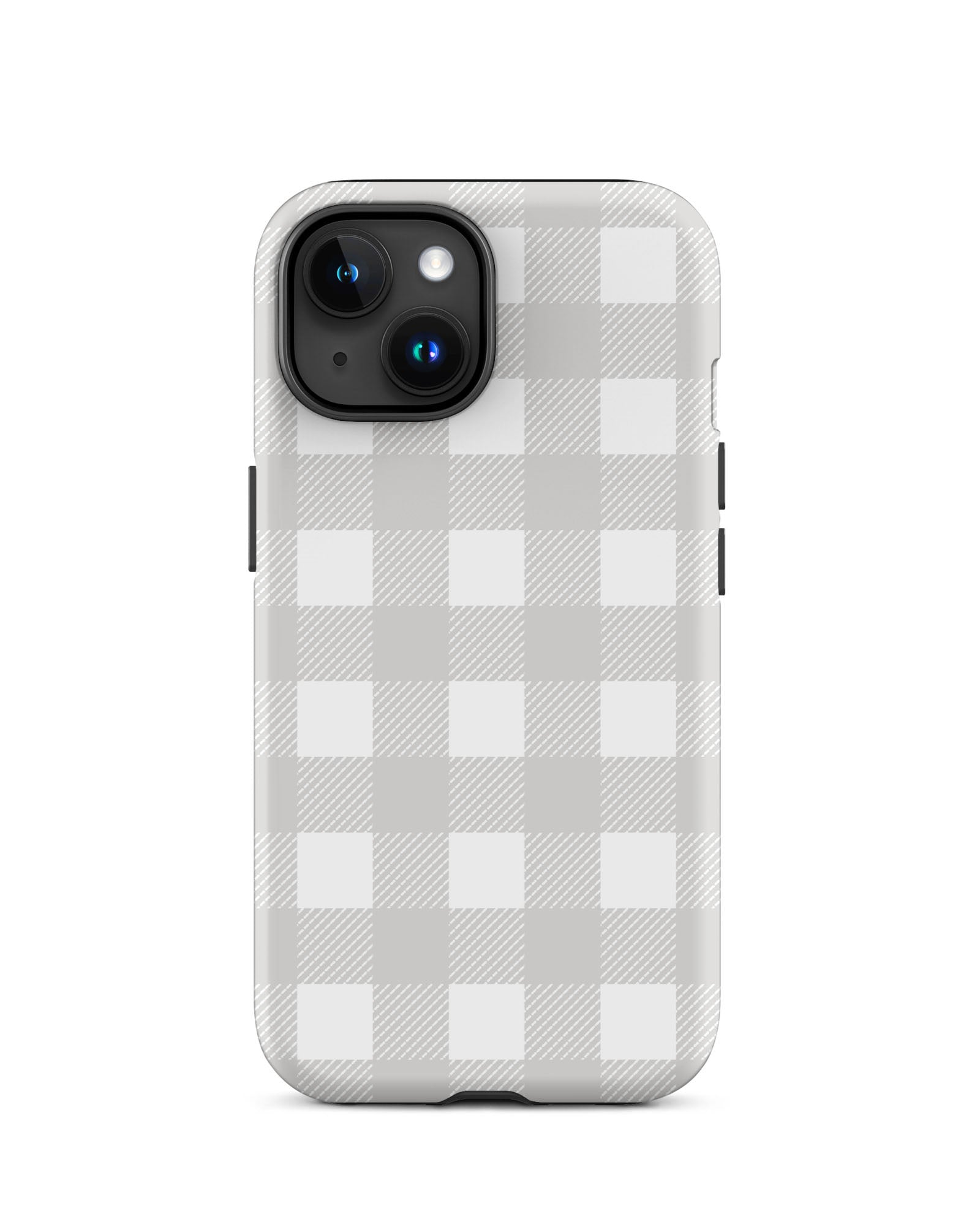 Smoky Gray Check Cabin Case for iPhone®