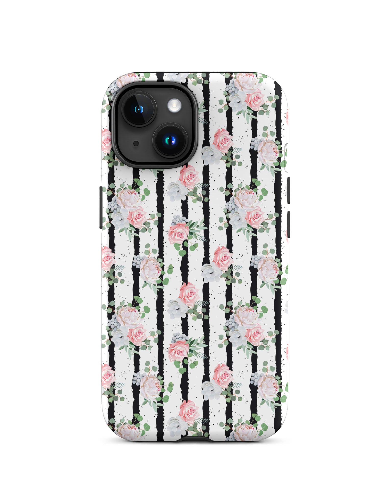 Black White and Blooms Cabin Case for iPhone®