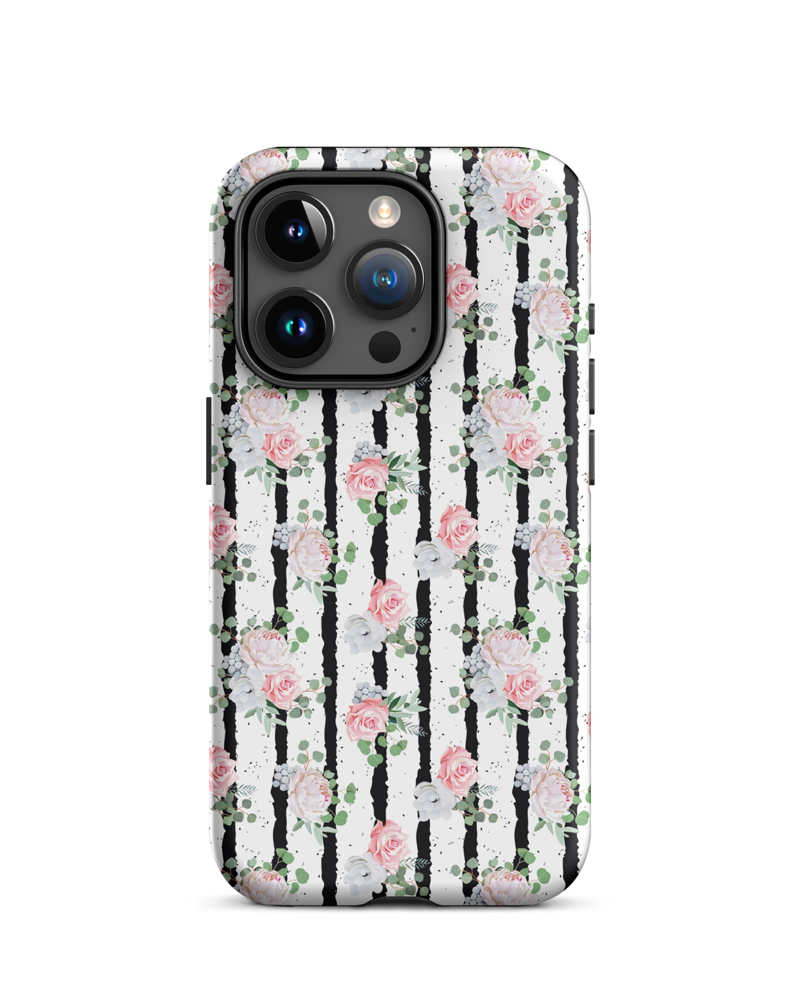 Black White and Blooms Cabin Case for iPhone®