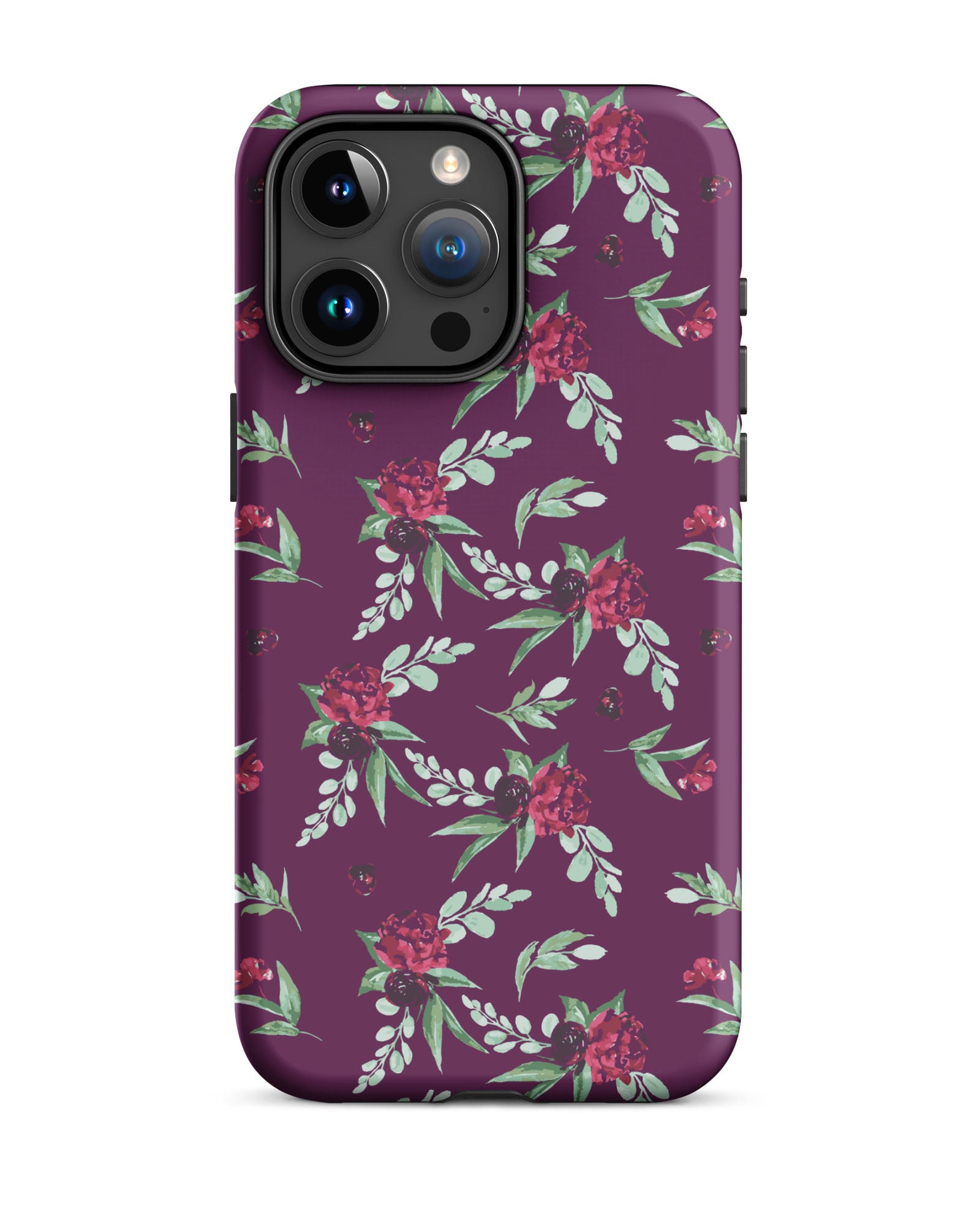 Cranberry Floral Cabin Case for iPhone®