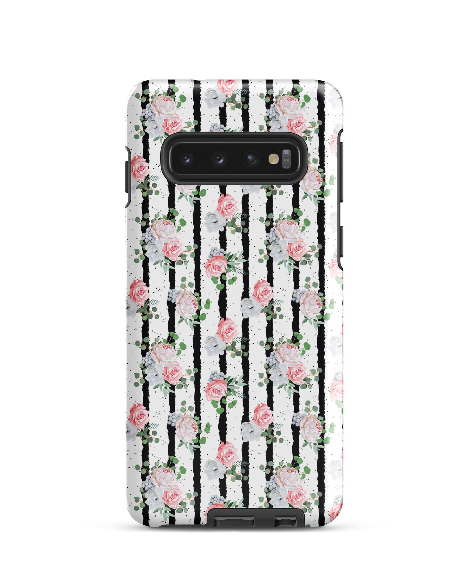 Black White and Blooms Cabin Case for Samsung®