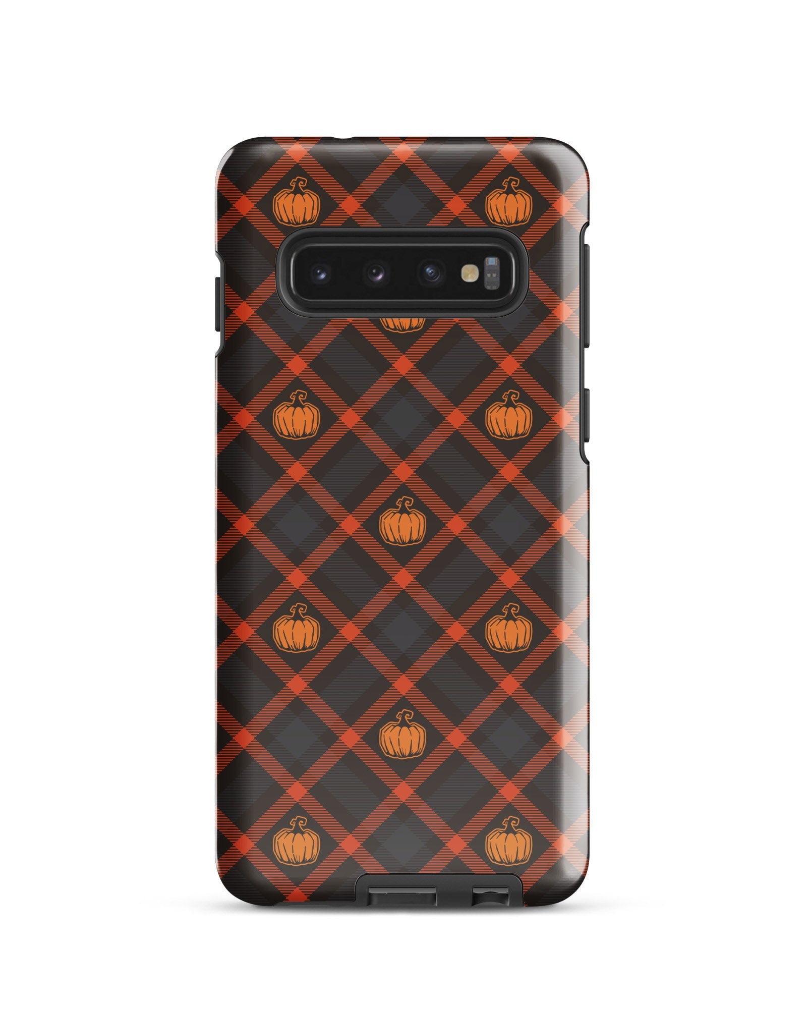 Pumpkin Plaid Cabin Case for Samsung®