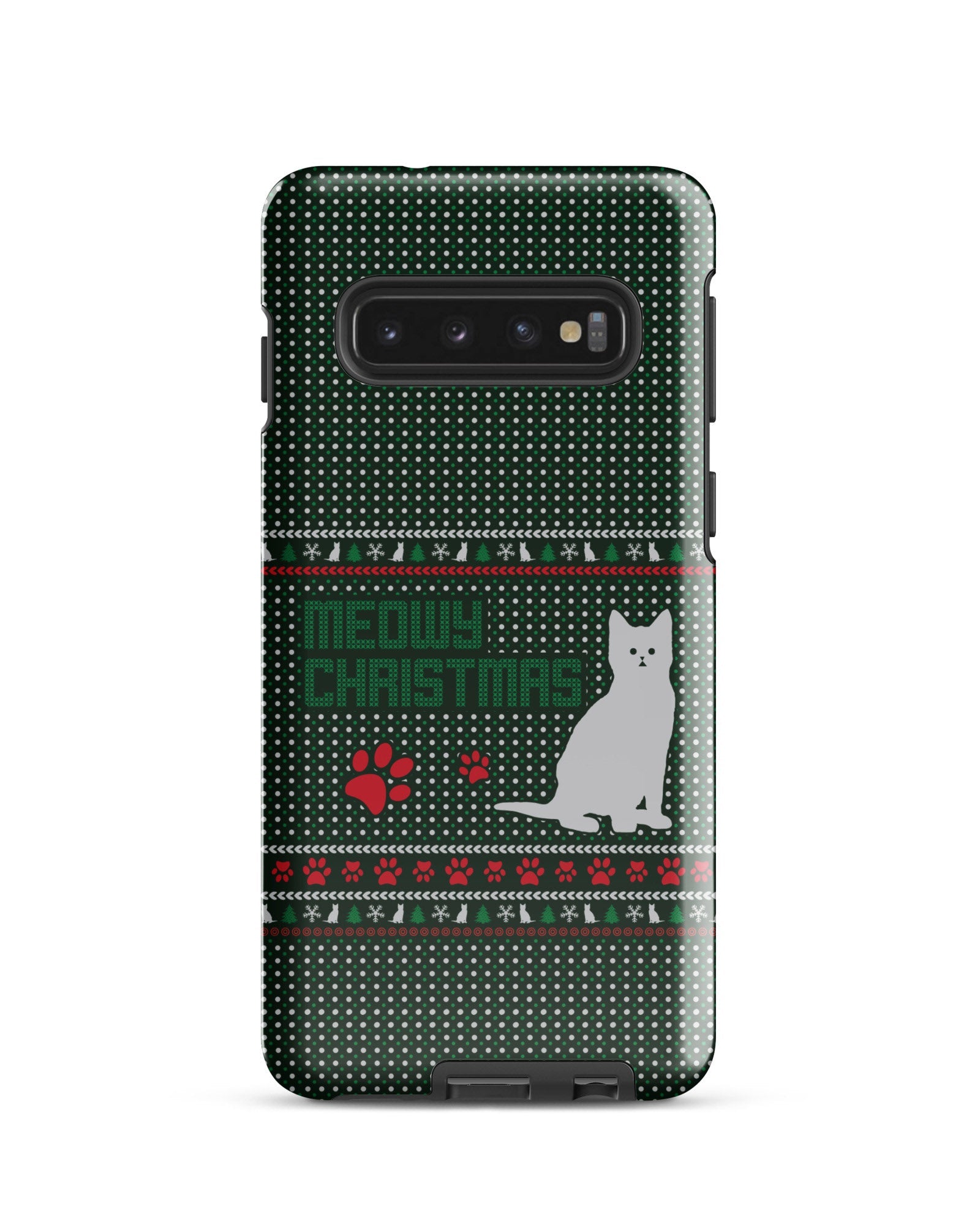 Meowy Christmas Cabin Case for Samsung®