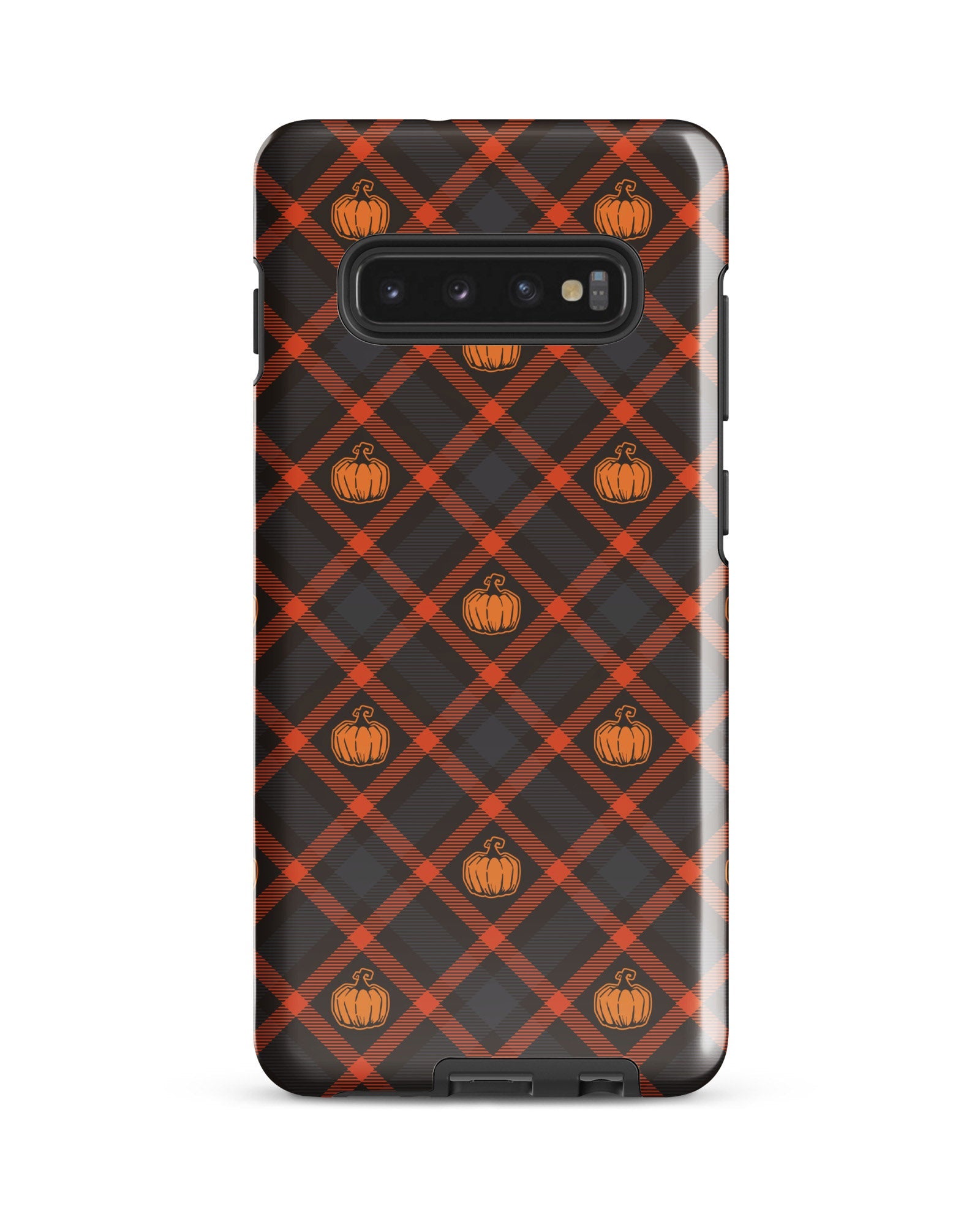 Pumpkin Plaid Cabin Case for Samsung®