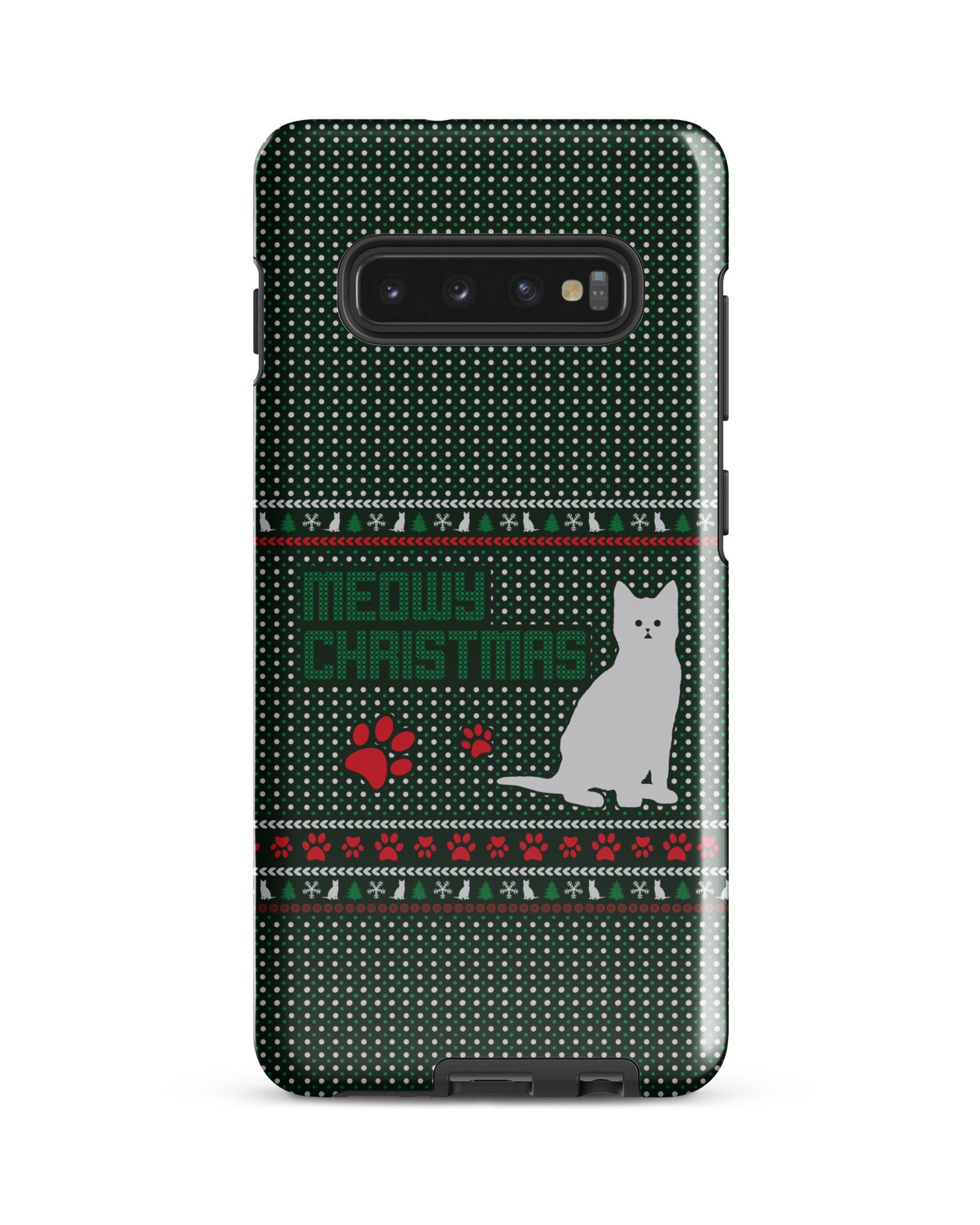 Meowy Christmas Cabin Case for Samsung®