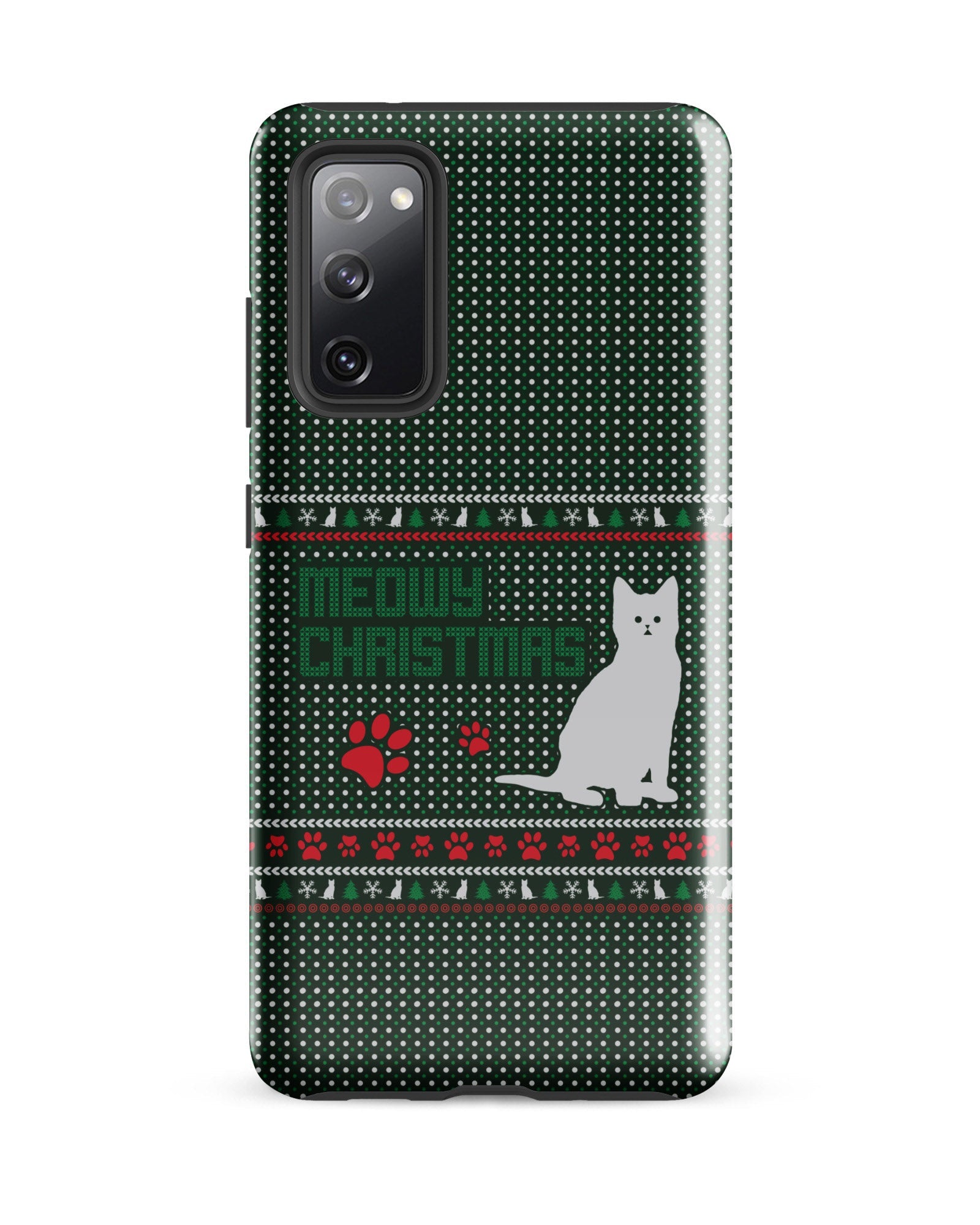 Meowy Christmas Cabin Case for Samsung®