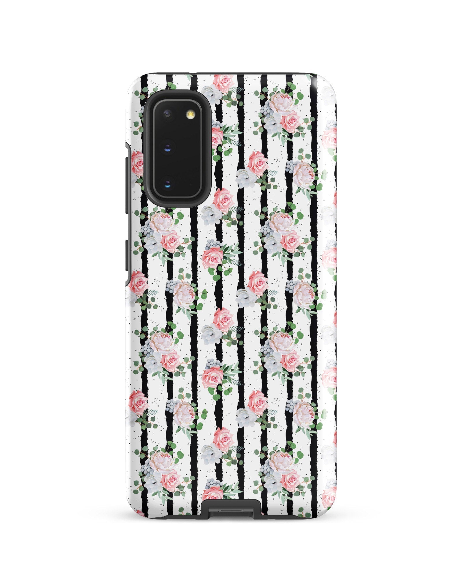 Black White and Blooms Cabin Case for Samsung®