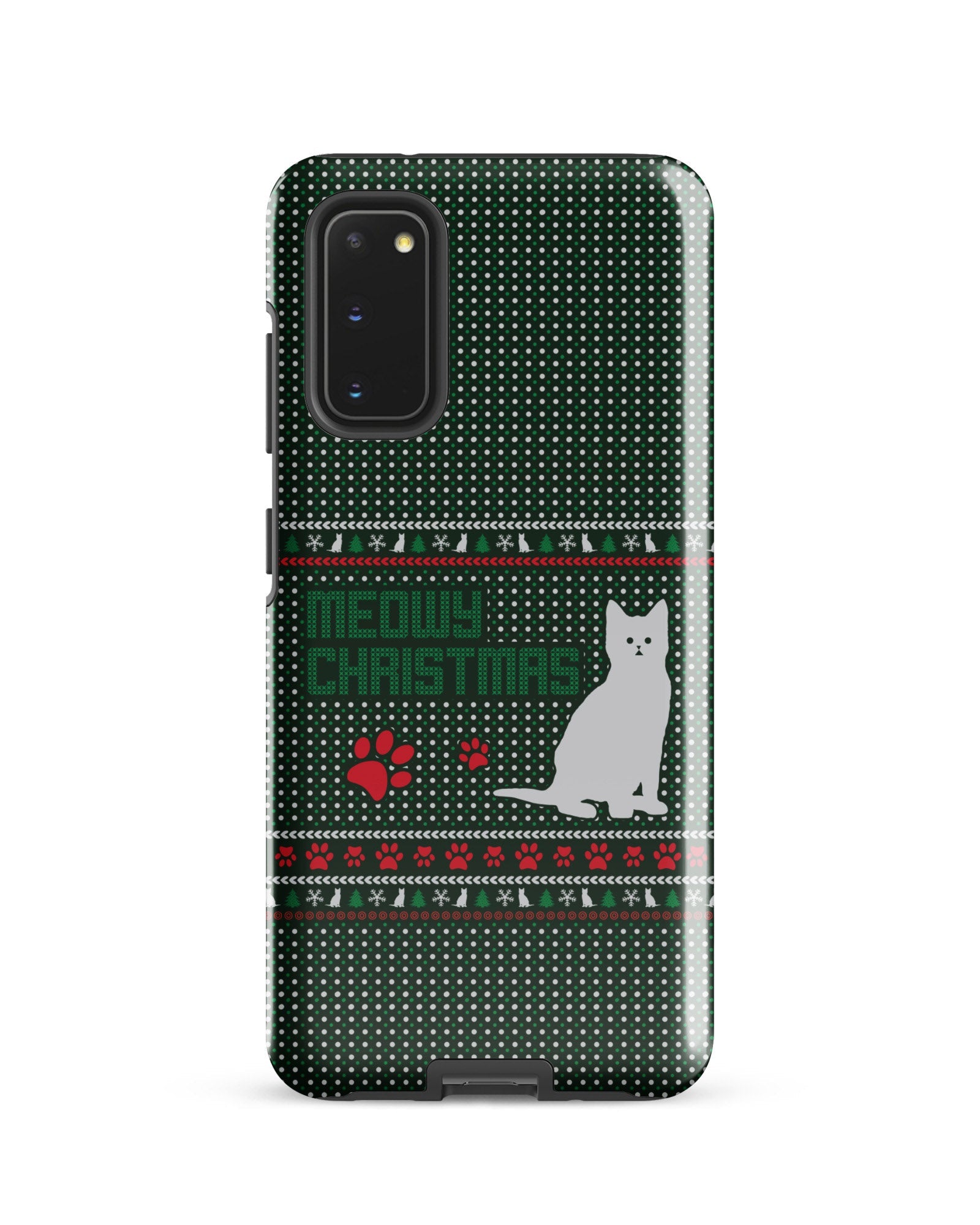 Meowy Christmas Cabin Case for Samsung®