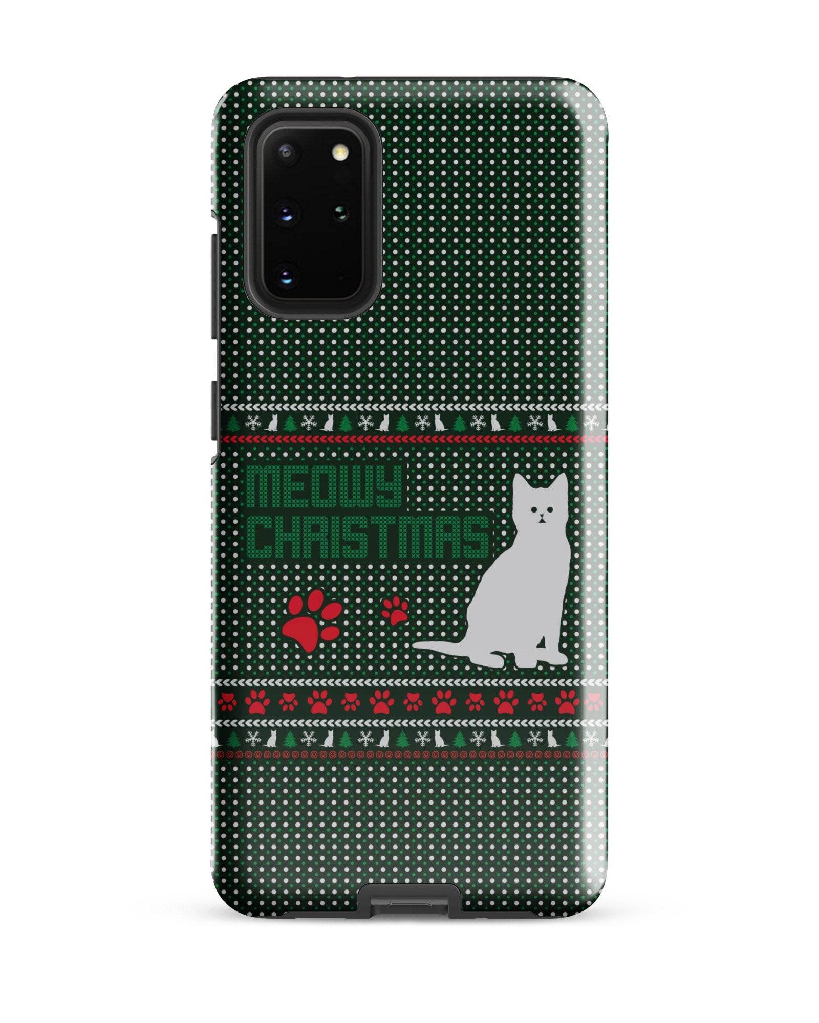 Meowy Christmas Cabin Case for Samsung®