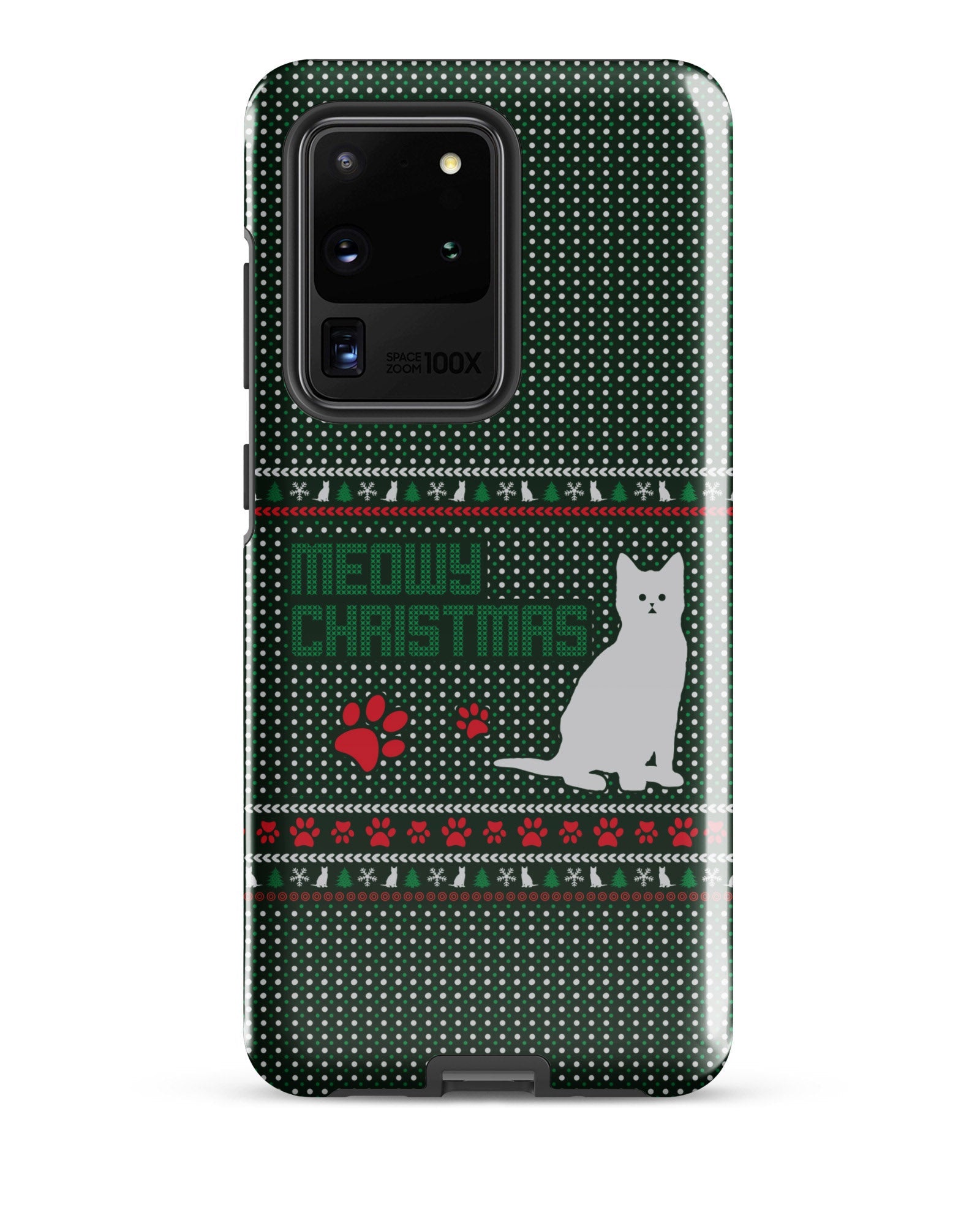 Meowy Christmas Cabin Case for Samsung®