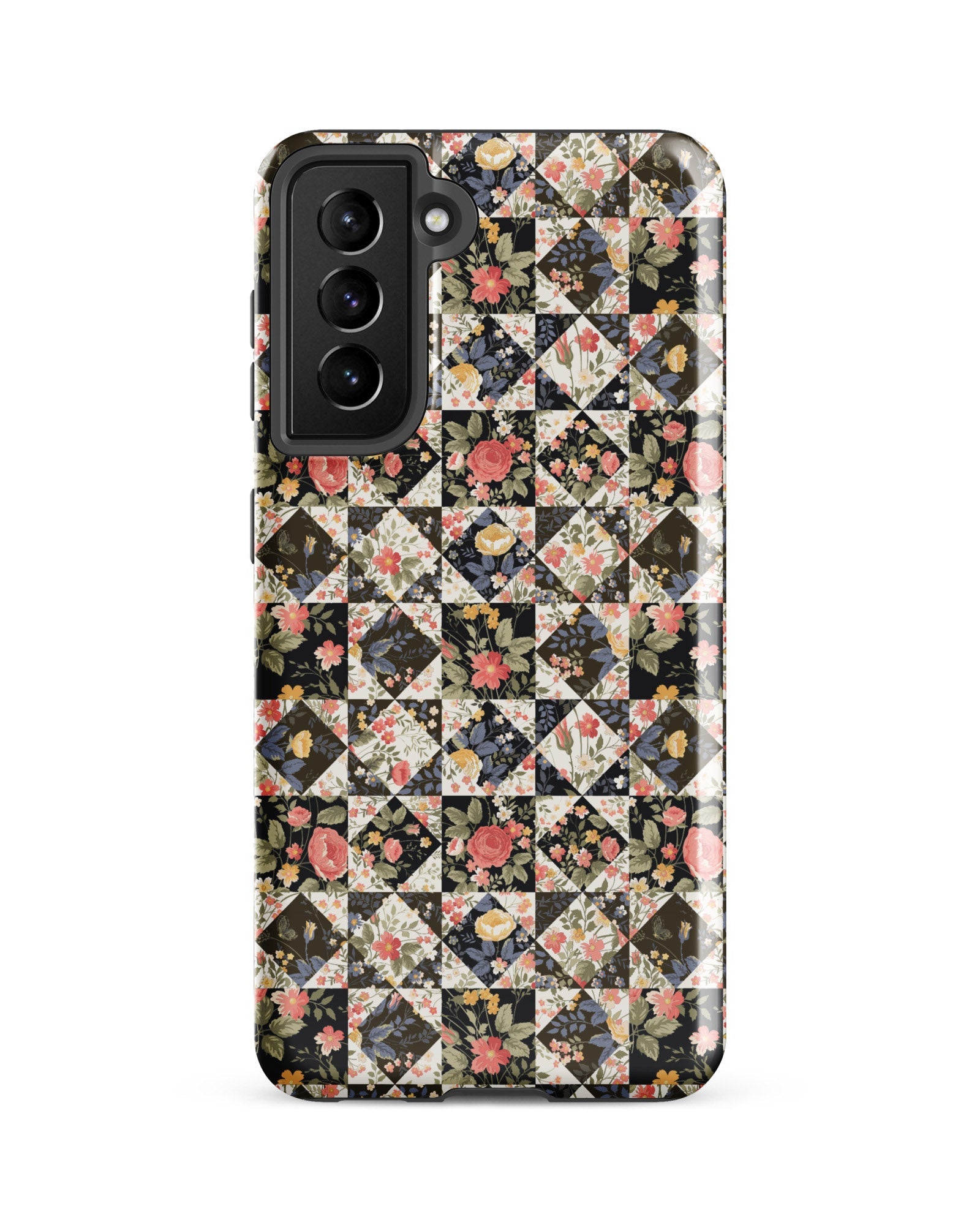Patchwork Quilt Cabin Case for Samsung Glossy / Samsung Galaxy S21 FE Patchwork Quilt Cabin Case for Samsung Glossy / Samsung Galaxy S21 FE