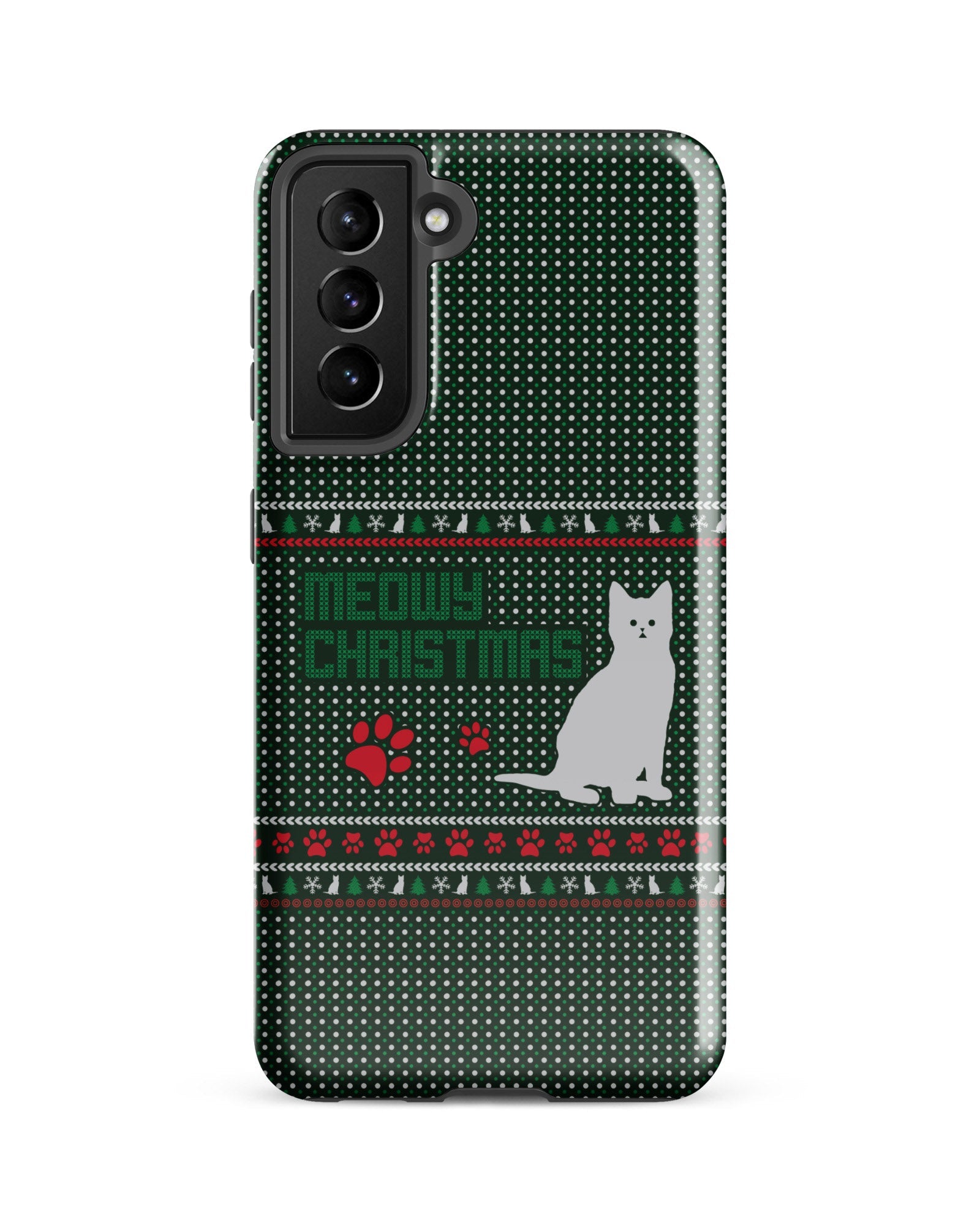 Meowy Christmas Cabin Case for Samsung®