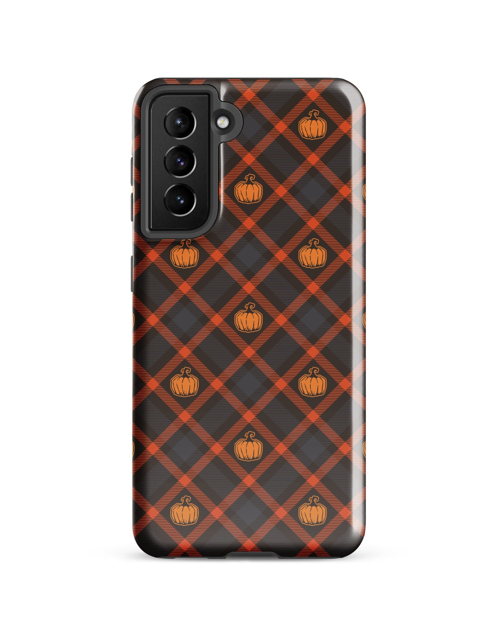 Pumpkin Plaid Cabin Case for Samsung®