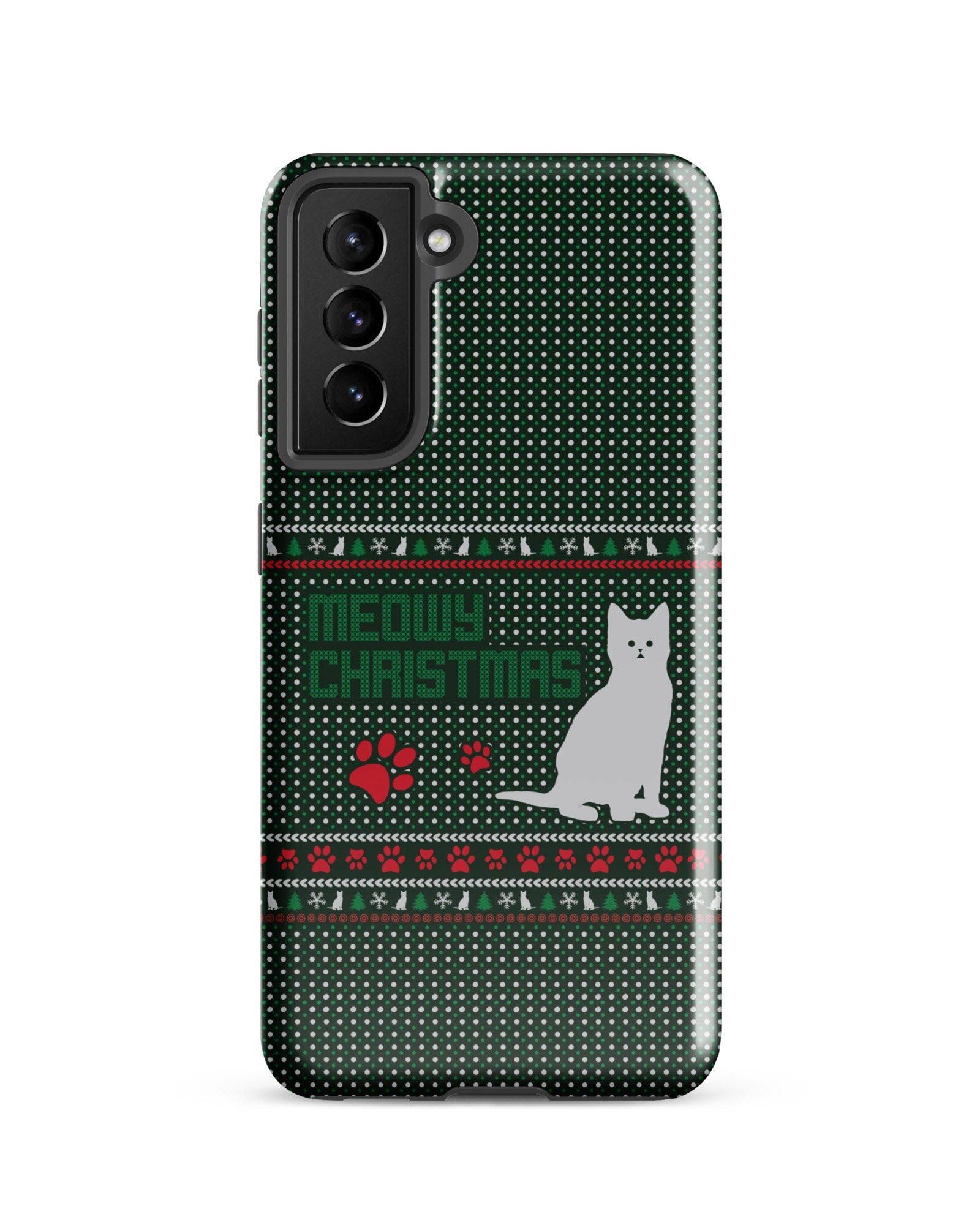 Meowy Christmas Cabin Case for Samsung®