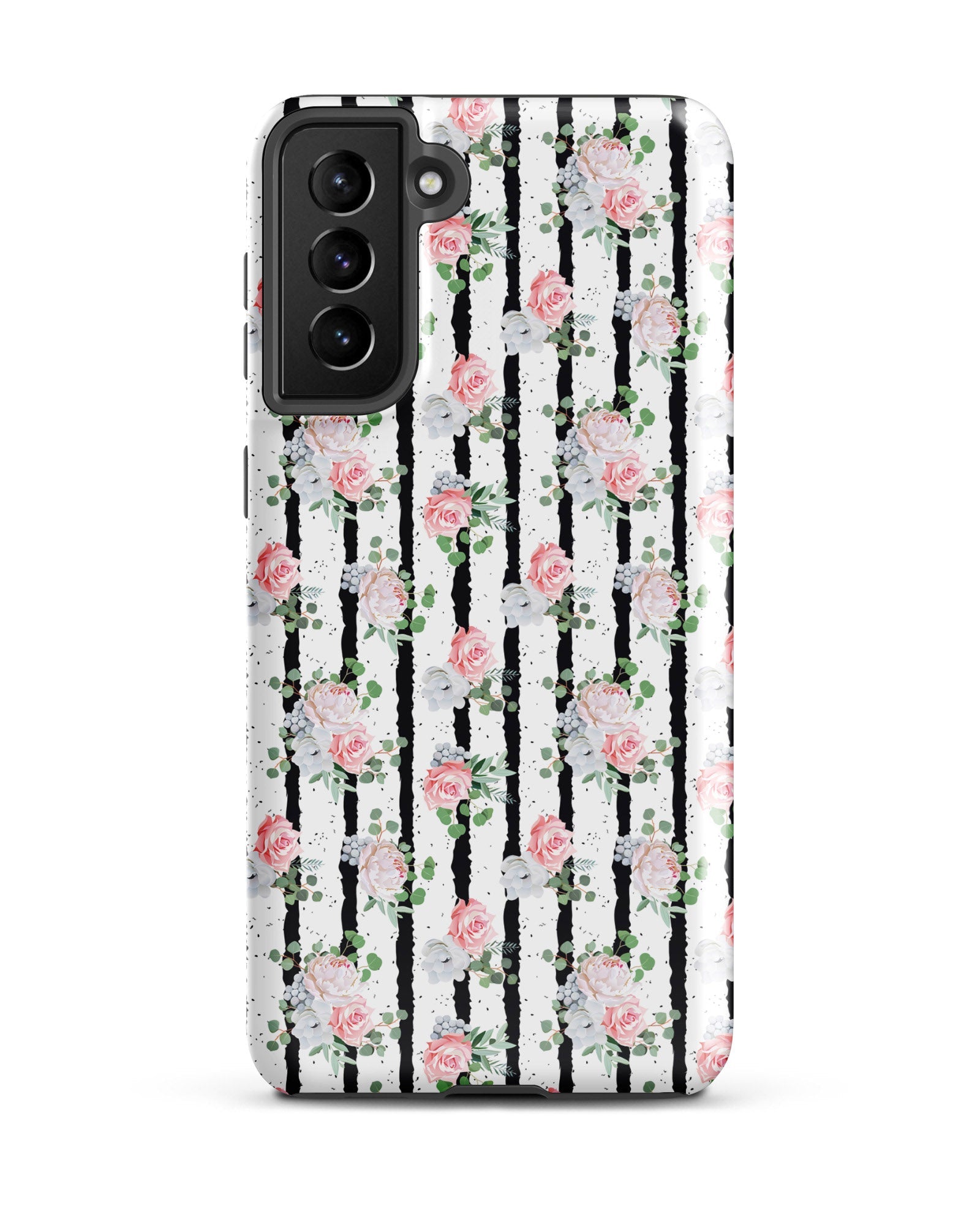 Black White and Blooms Cabin Case for Samsung®