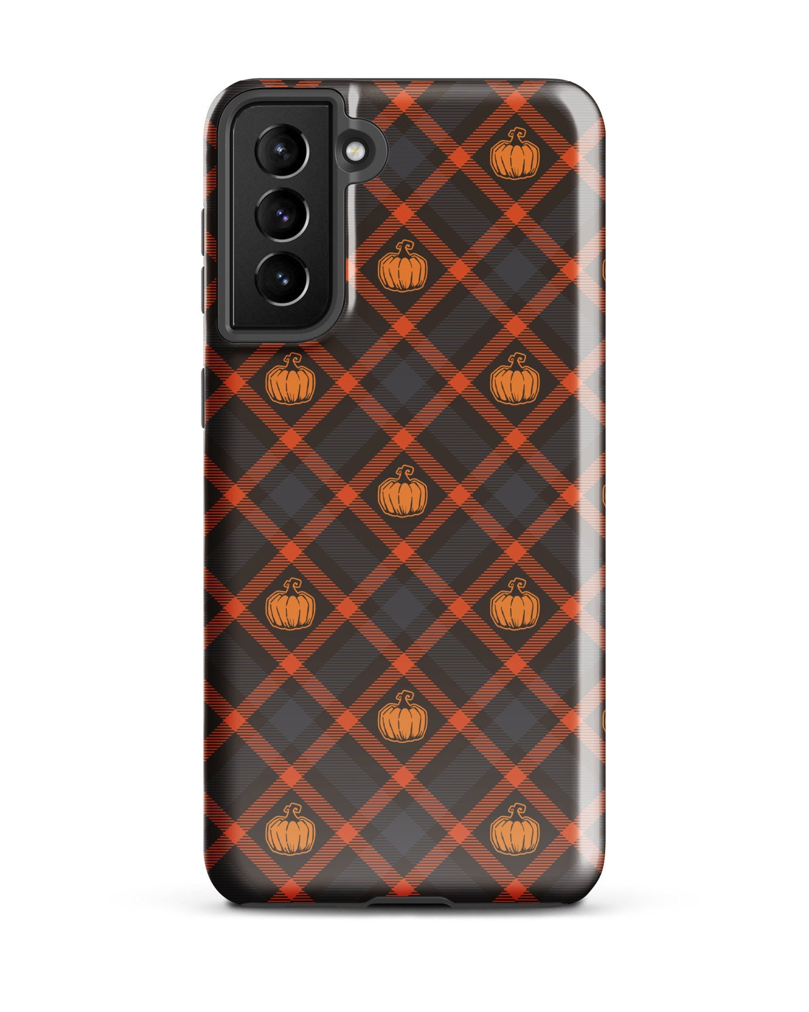 Pumpkin Plaid Cabin Case for Samsung®