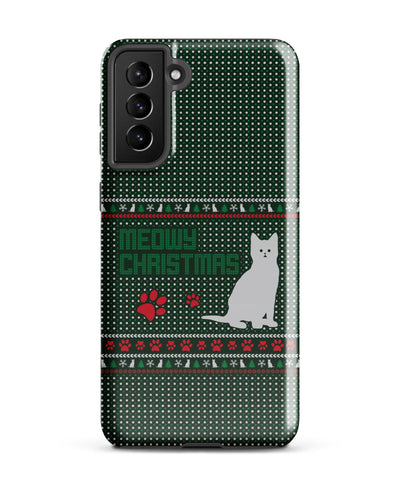 Meowy Christmas Cabin Case for Samsung®