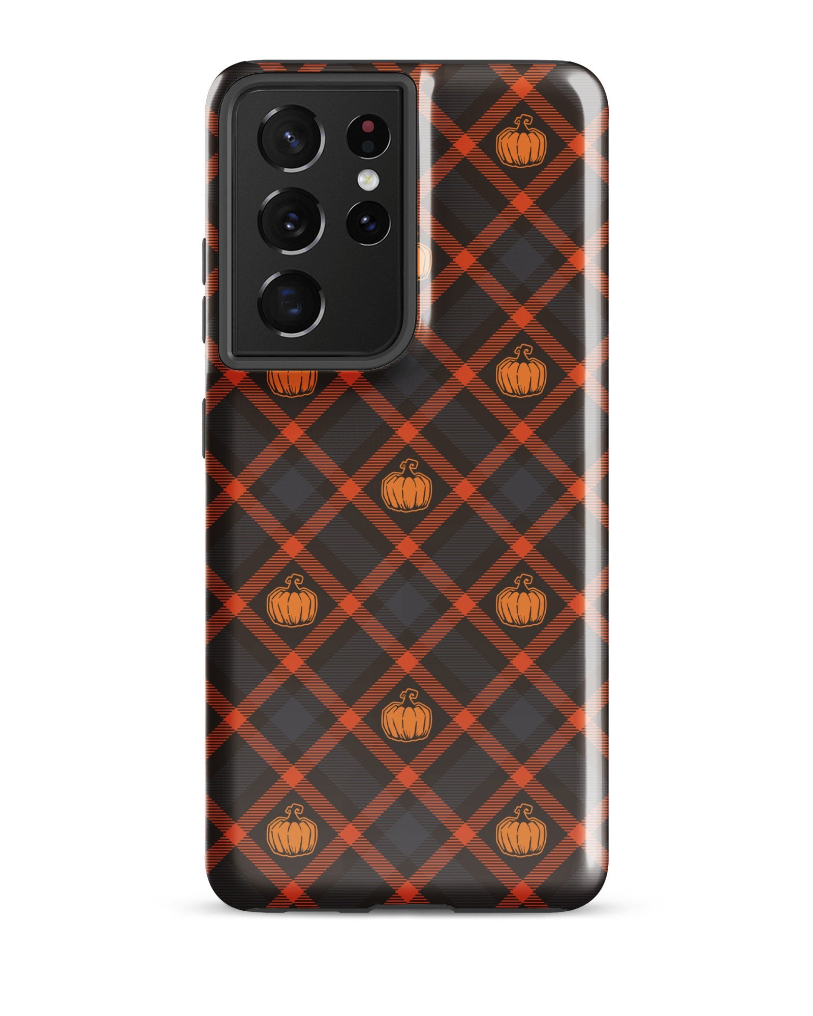 Pumpkin Plaid Cabin Case for Samsung®