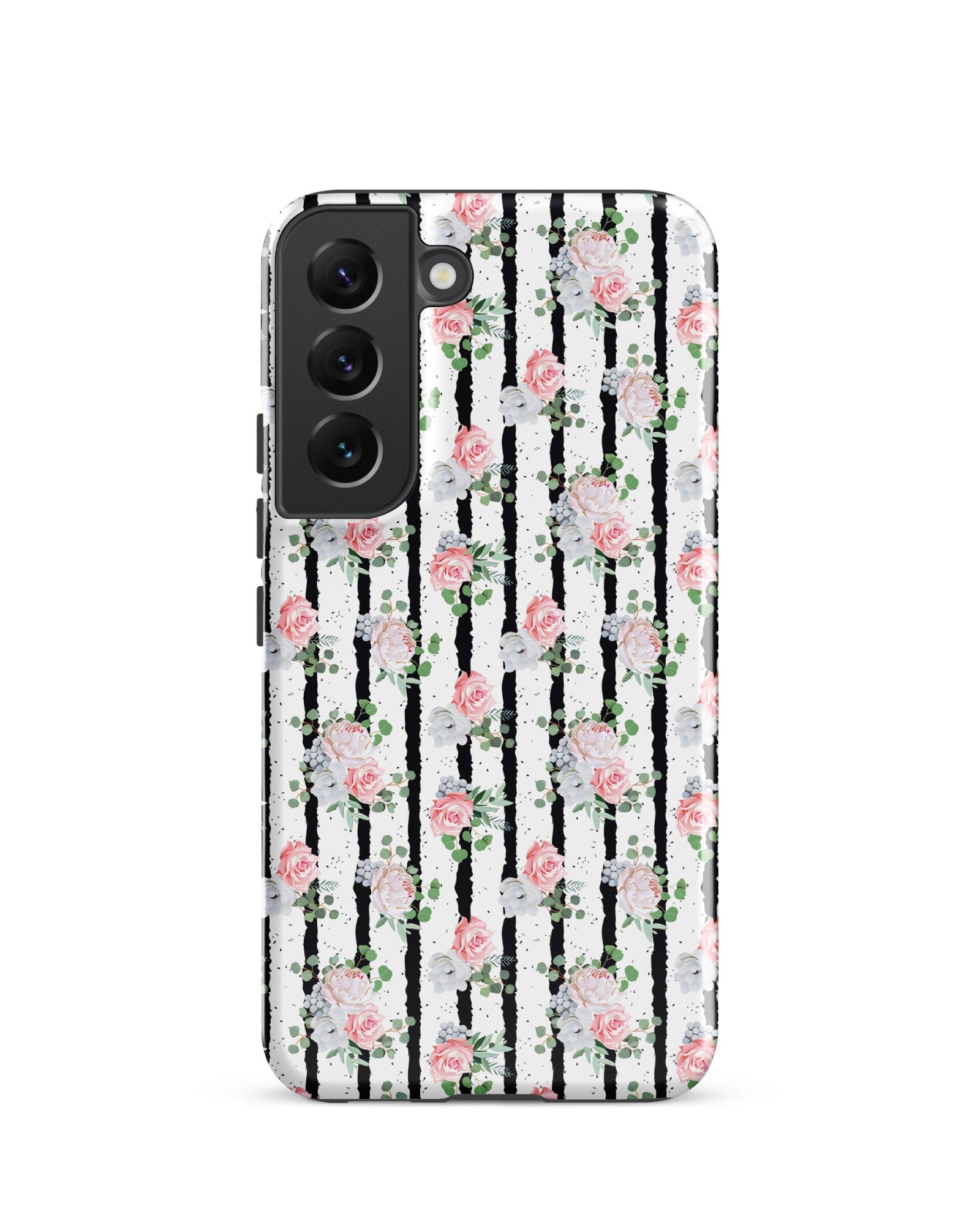 Black White and Blooms Cabin Case for Samsung®