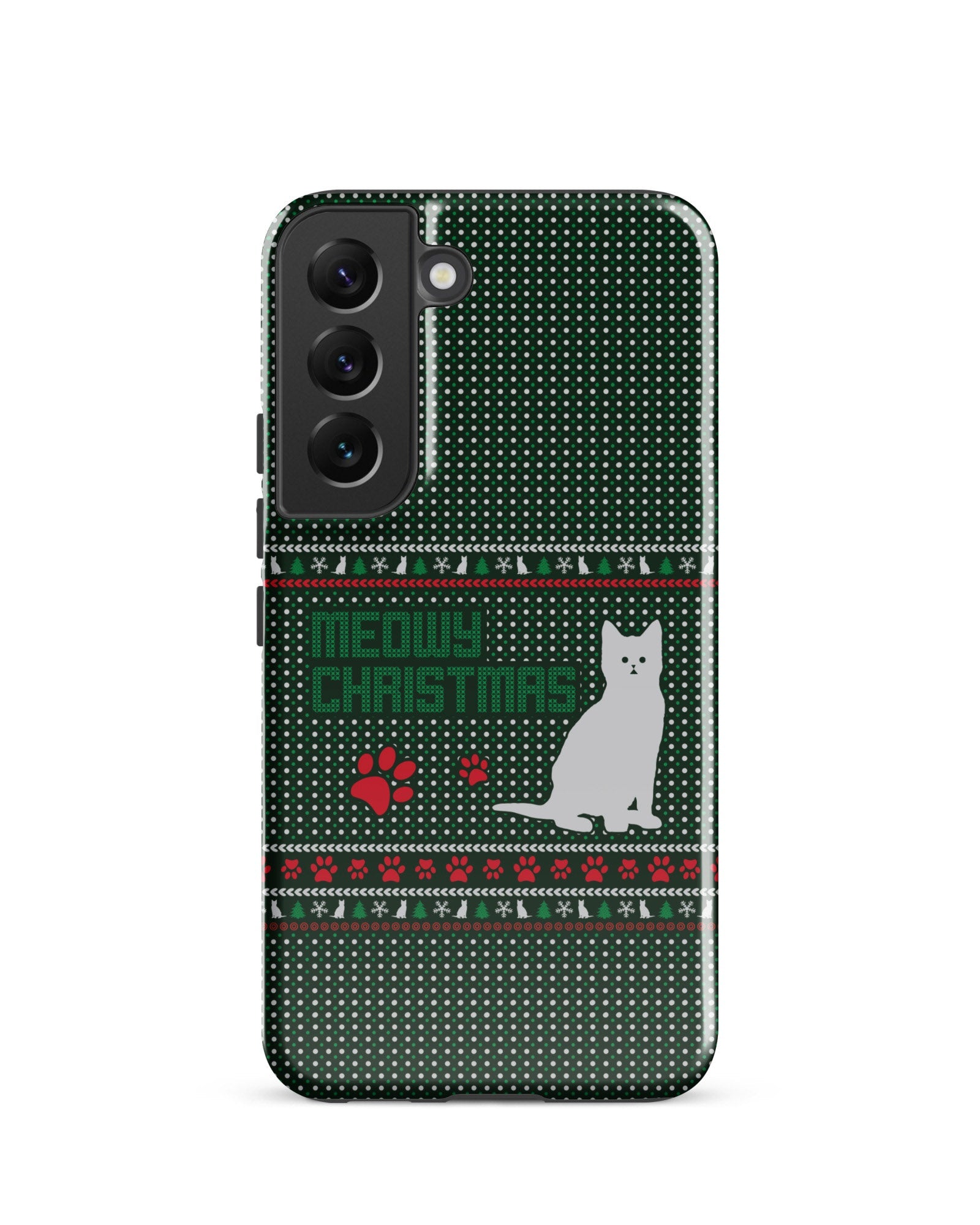 Meowy Christmas Cabin Case for Samsung®