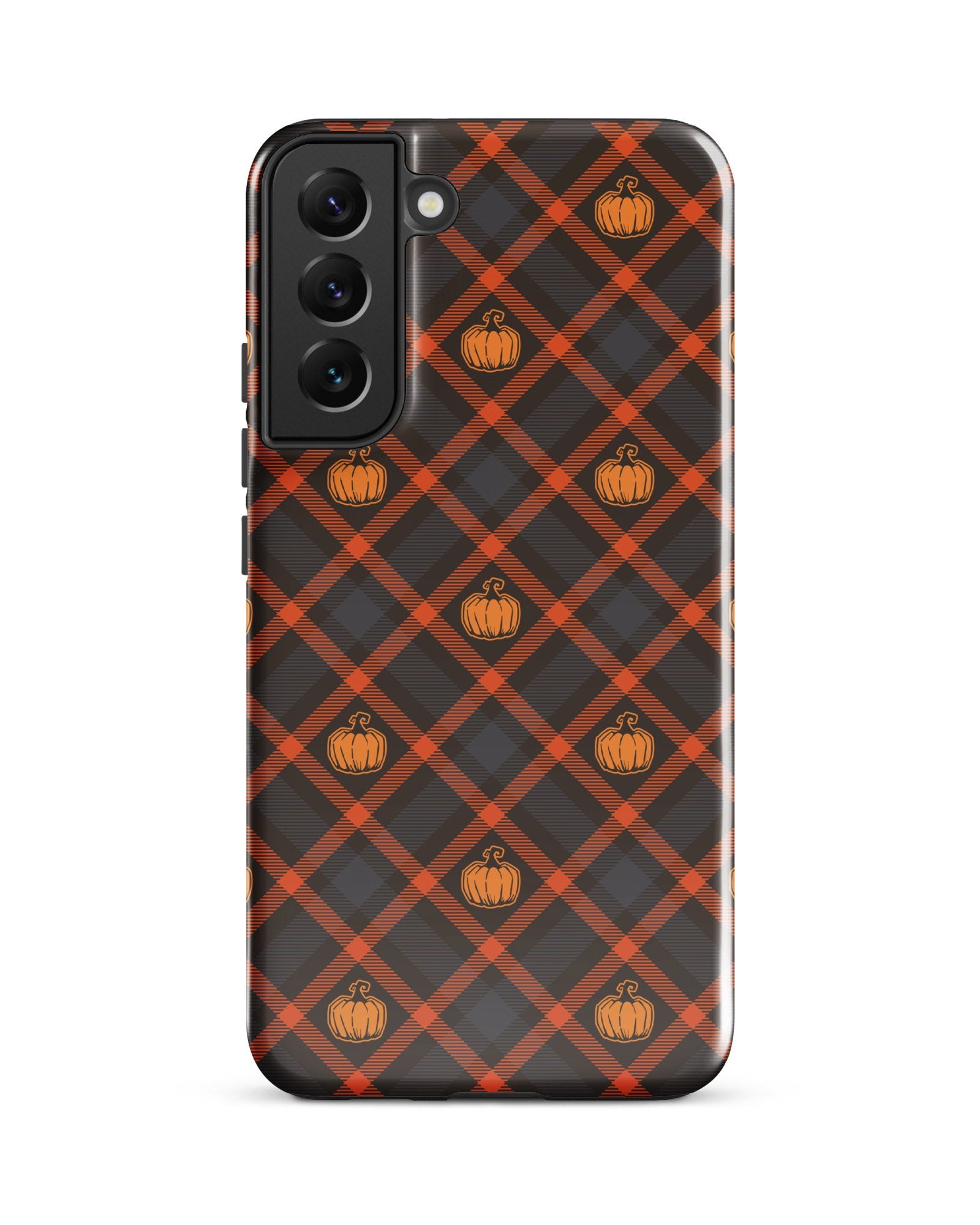 Pumpkin Plaid Cabin Case for Samsung®