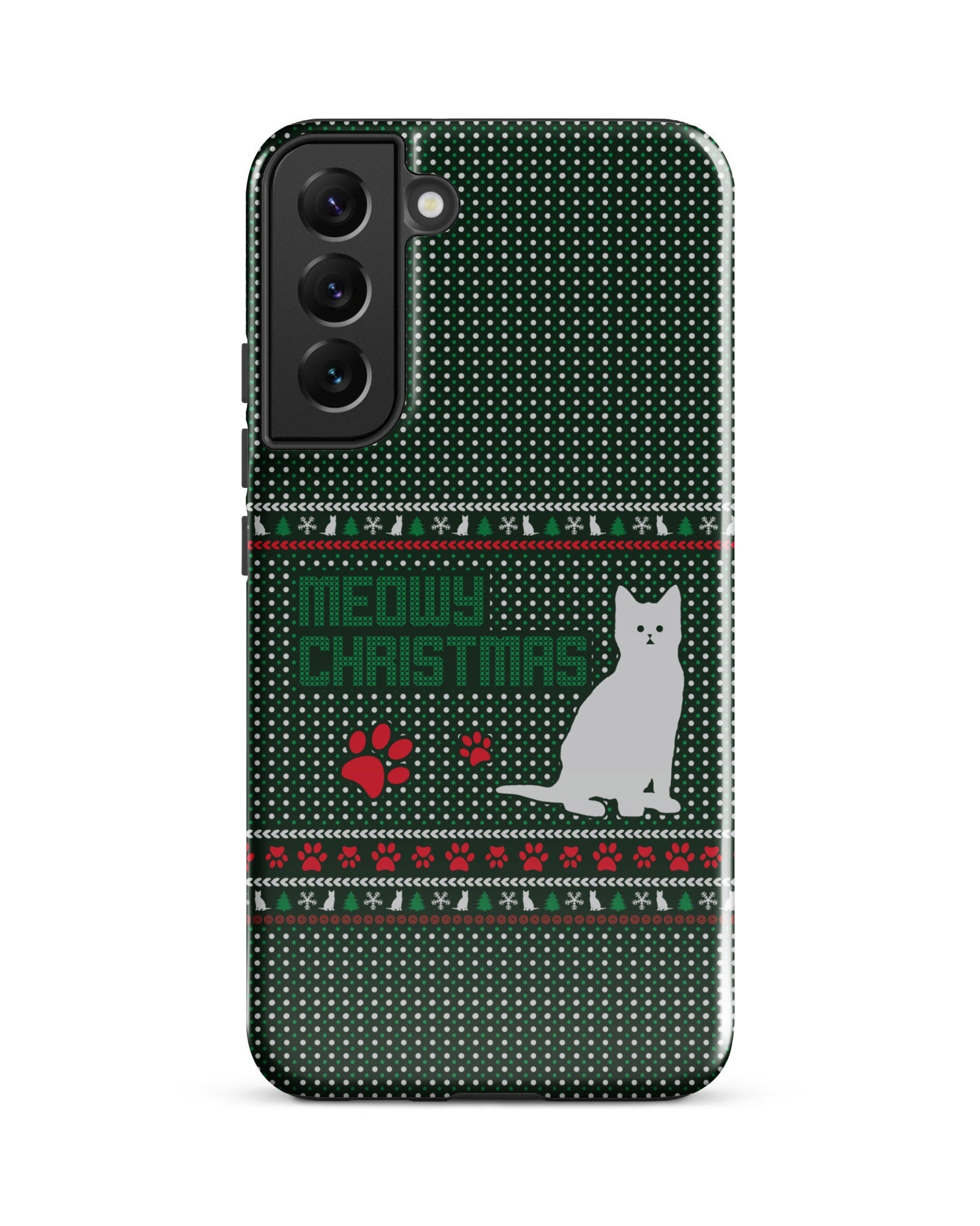 Meowy Christmas Cabin Case for Samsung®