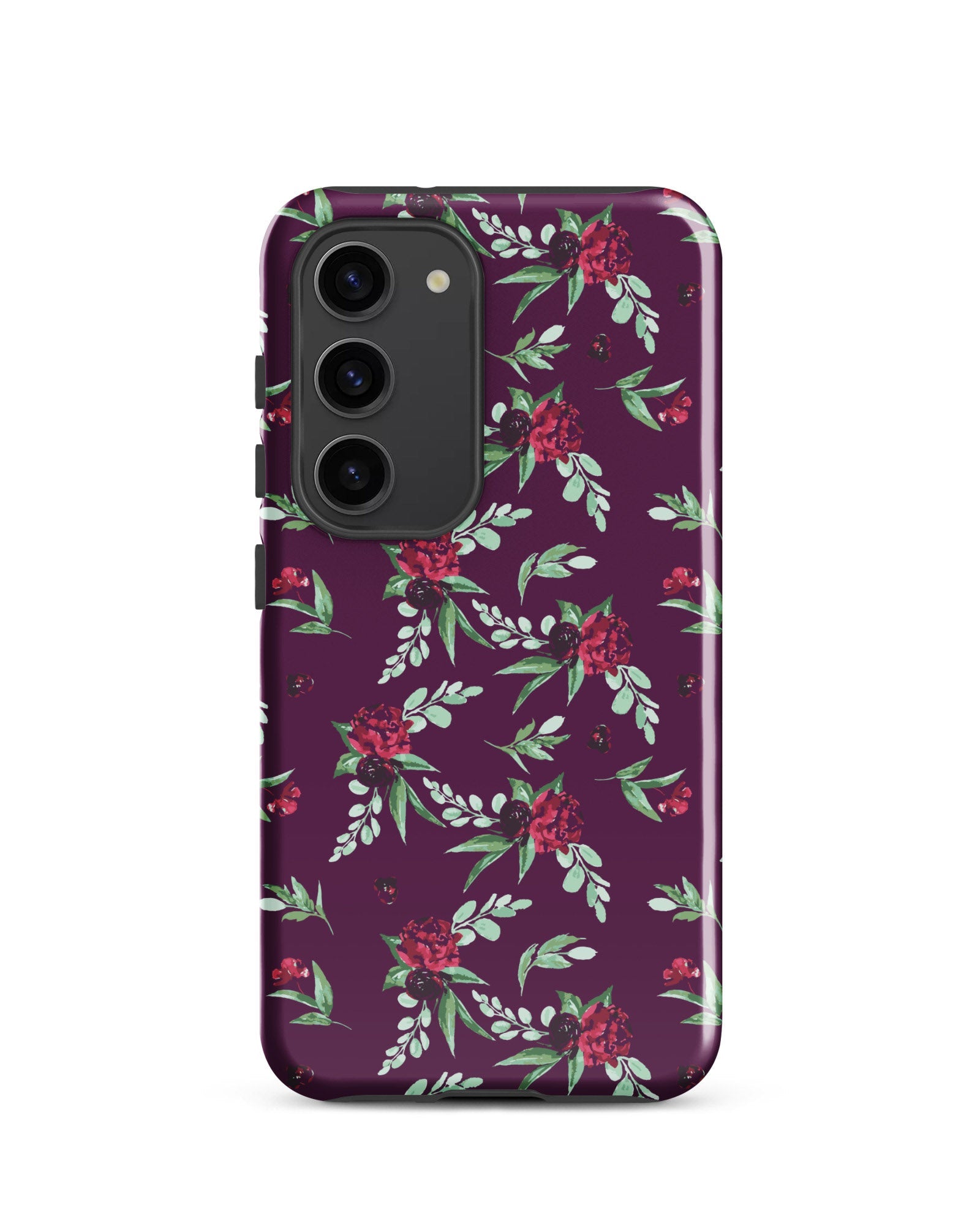 Cranberry Floral Cabin Case for Samsung®