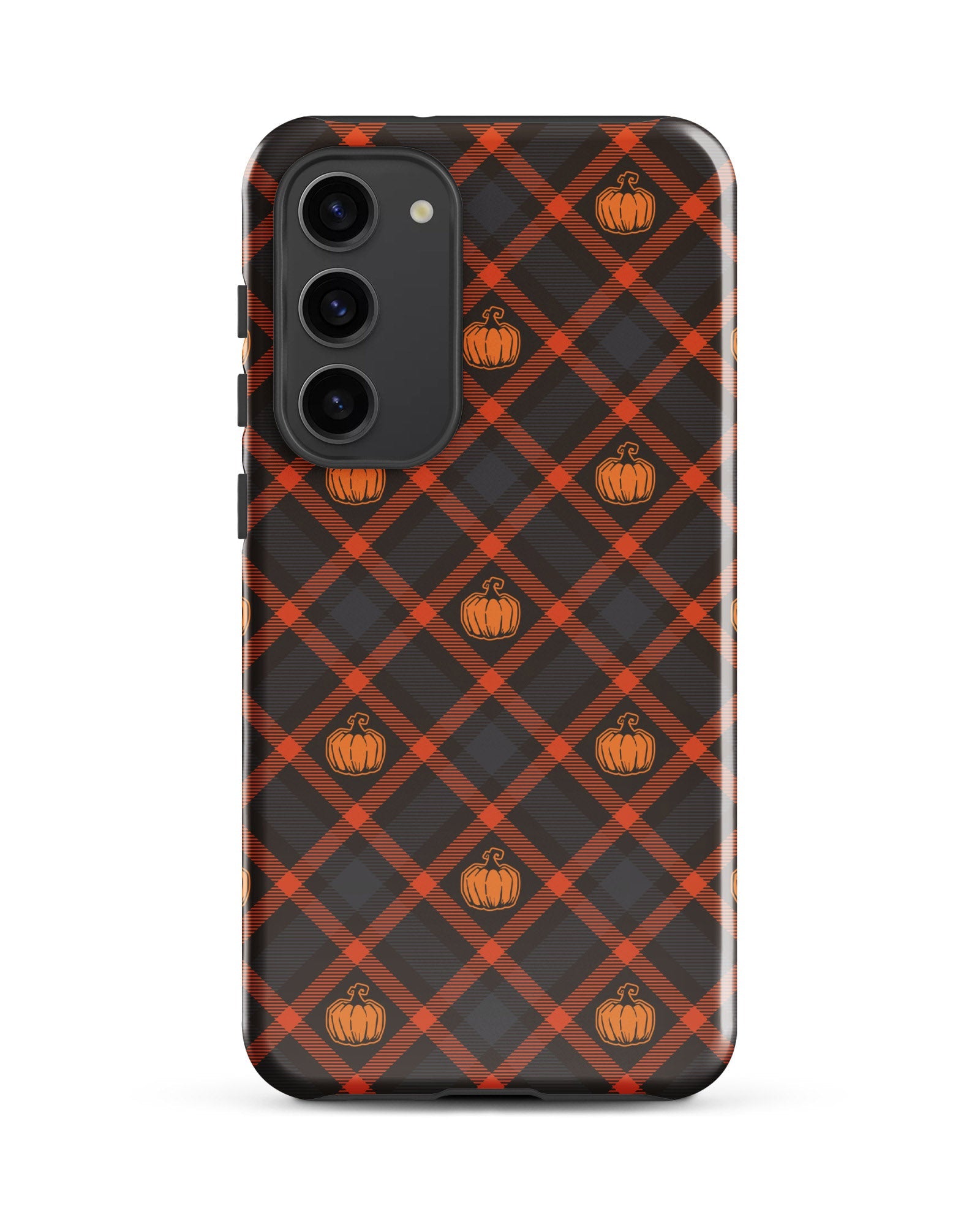 Pumpkin Plaid Cabin Case for Samsung®