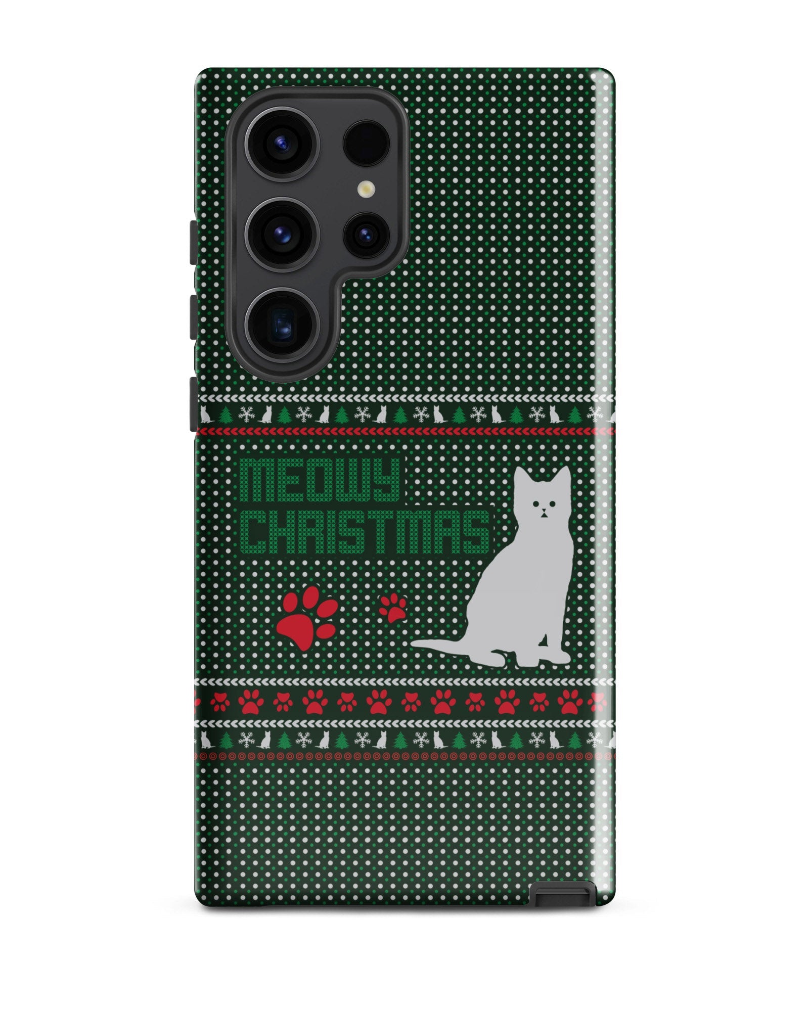 Meowy Christmas Cabin Case for Samsung®