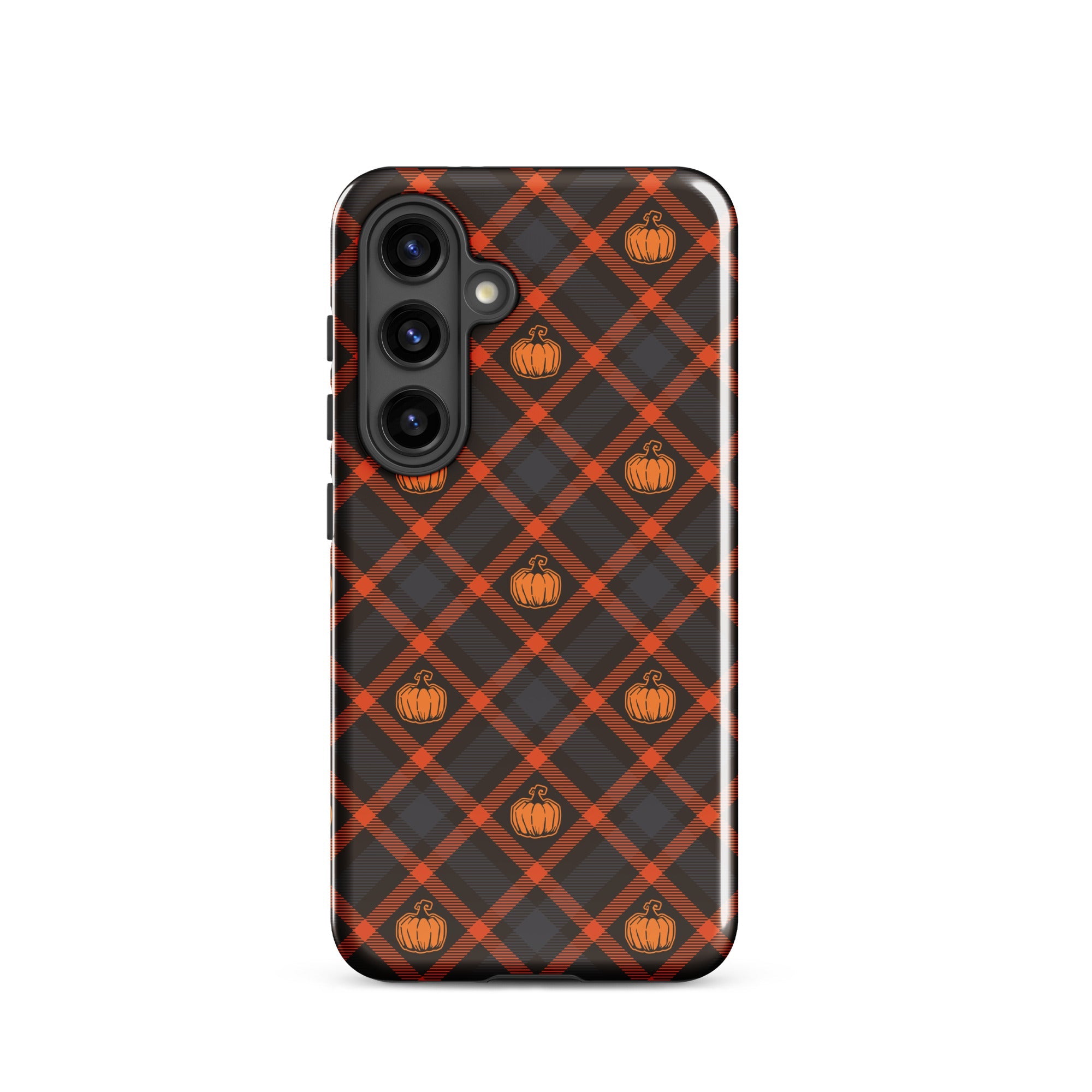 Pumpkin Plaid Cabin Case for Samsung®