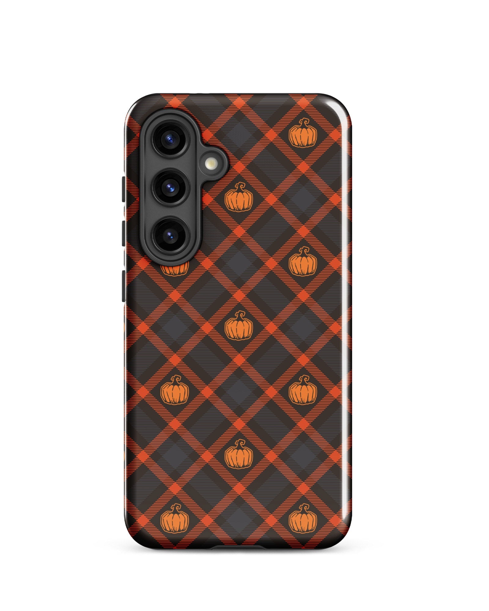 Pumpkin Plaid Cabin Case for Samsung®