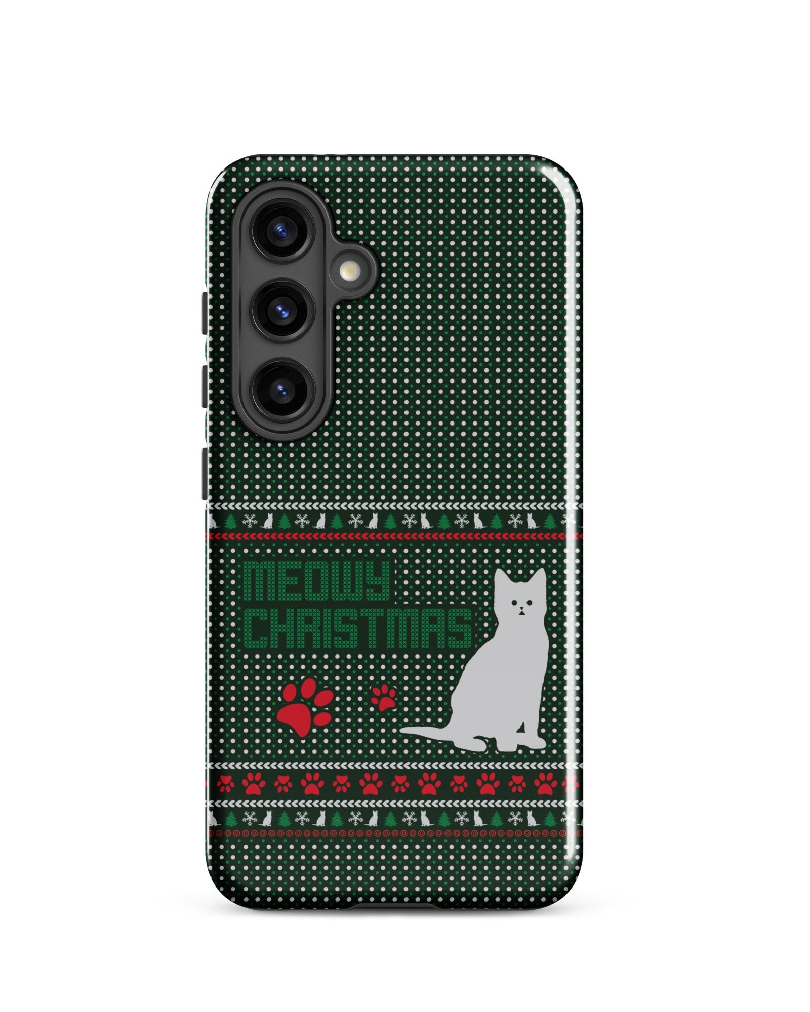 Meowy Christmas Cabin Case for Samsung®