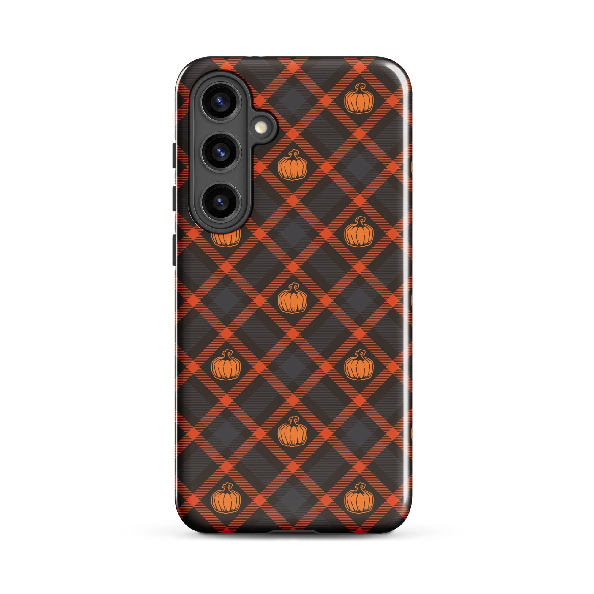 Pumpkin Plaid Cabin Case for Samsung®