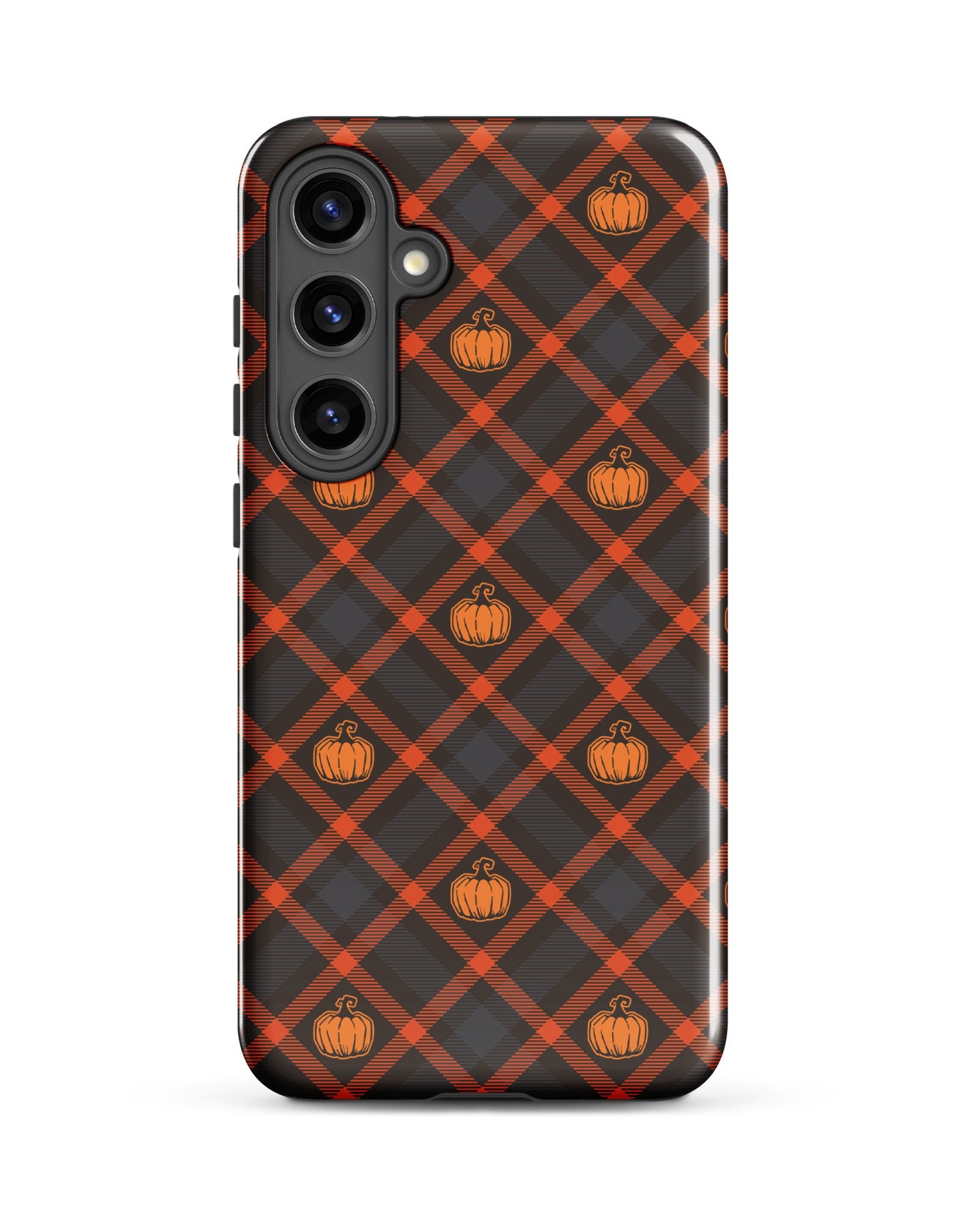 Pumpkin Plaid Cabin Case for Samsung®