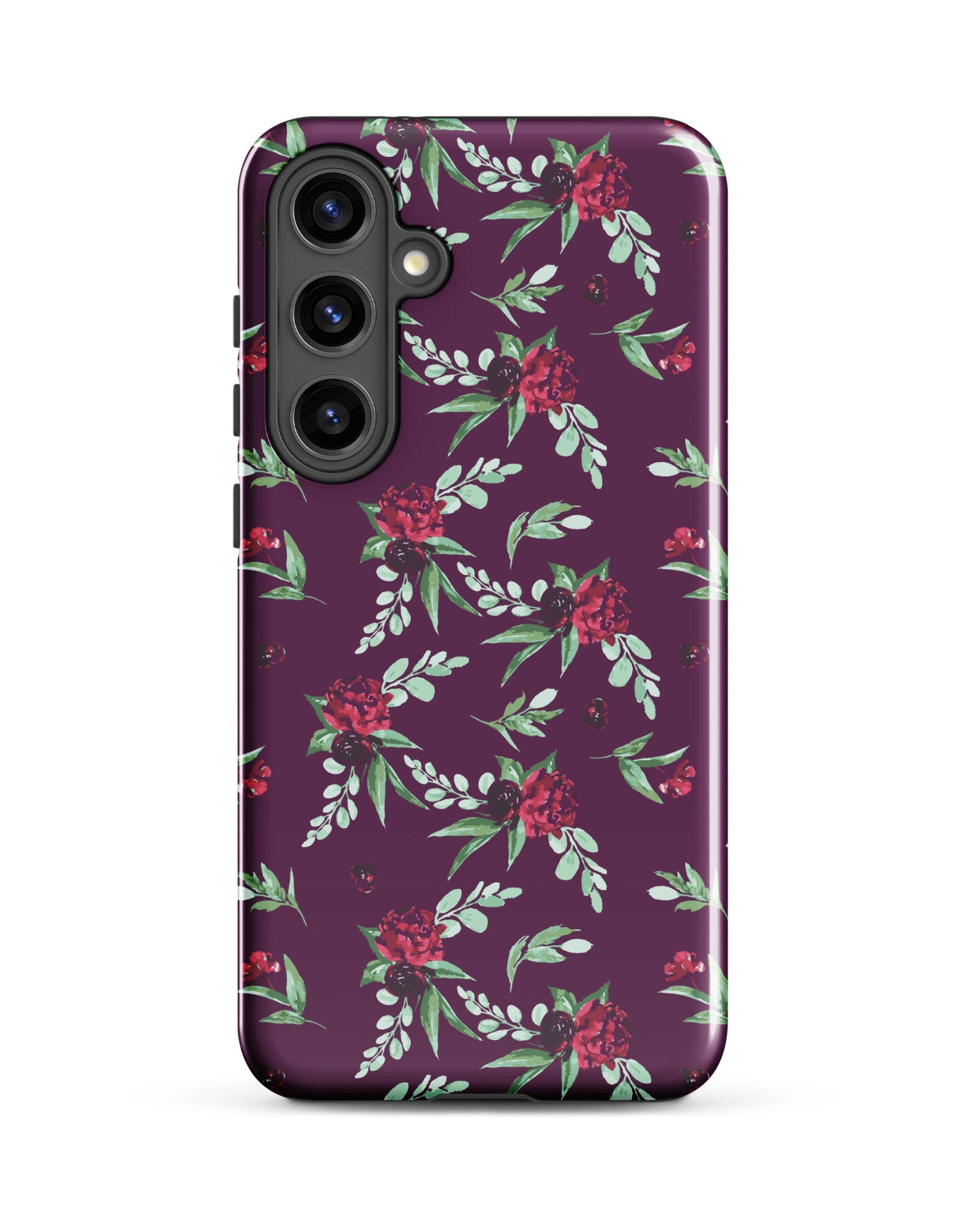 Cranberry Floral Cabin Case for Samsung®