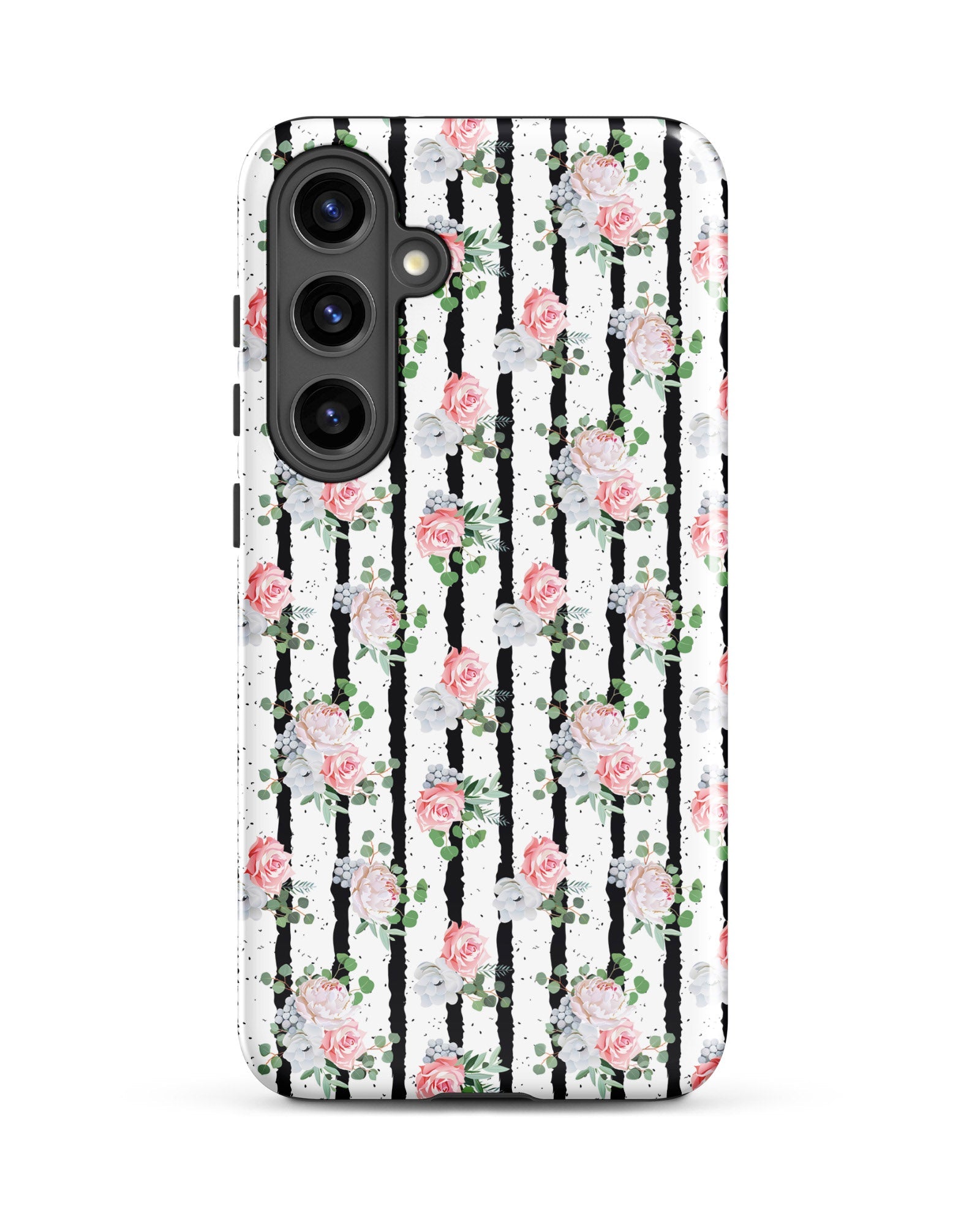 Black White and Blooms Cabin Case for Samsung®