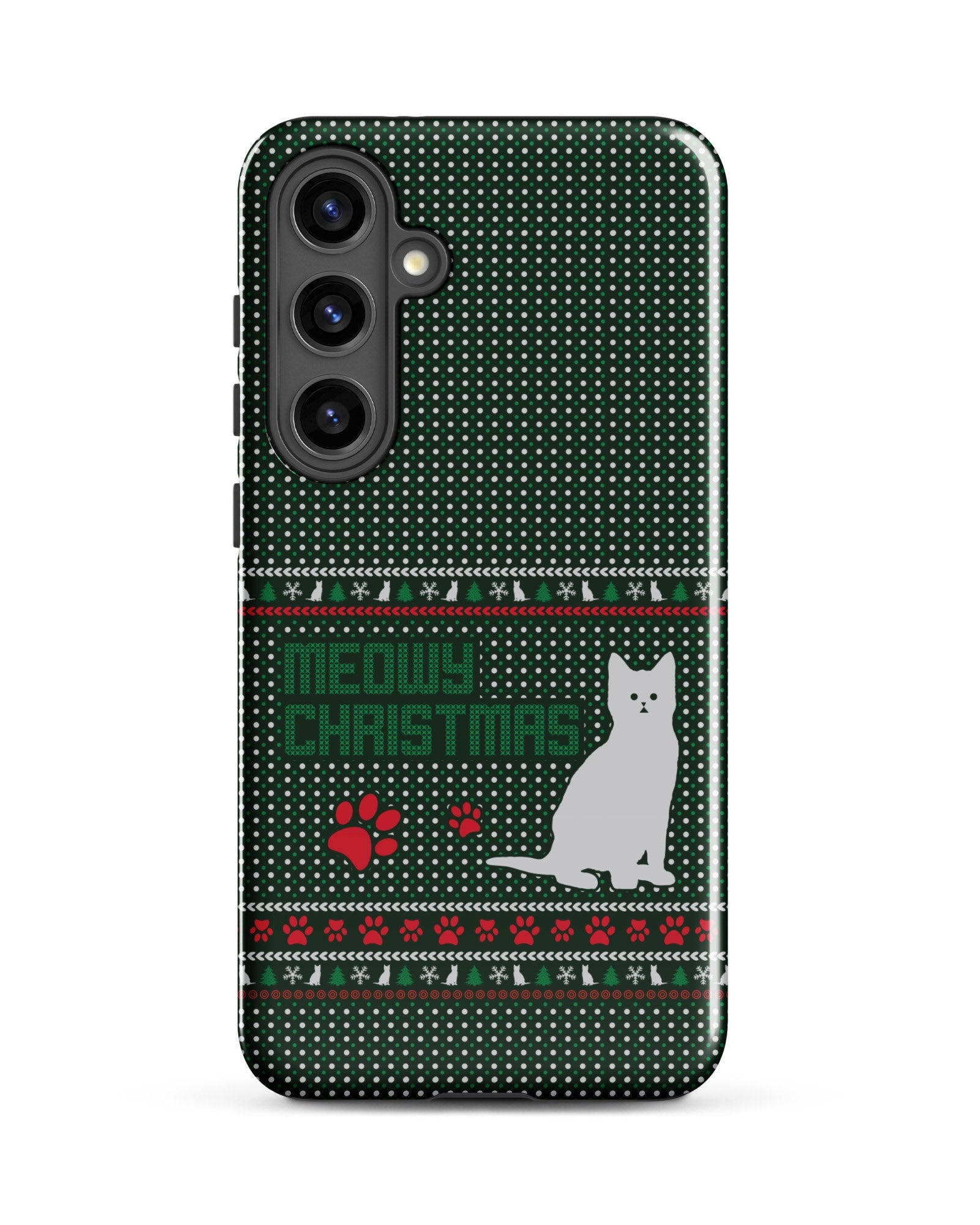 Meowy Christmas Cabin Case for Samsung®