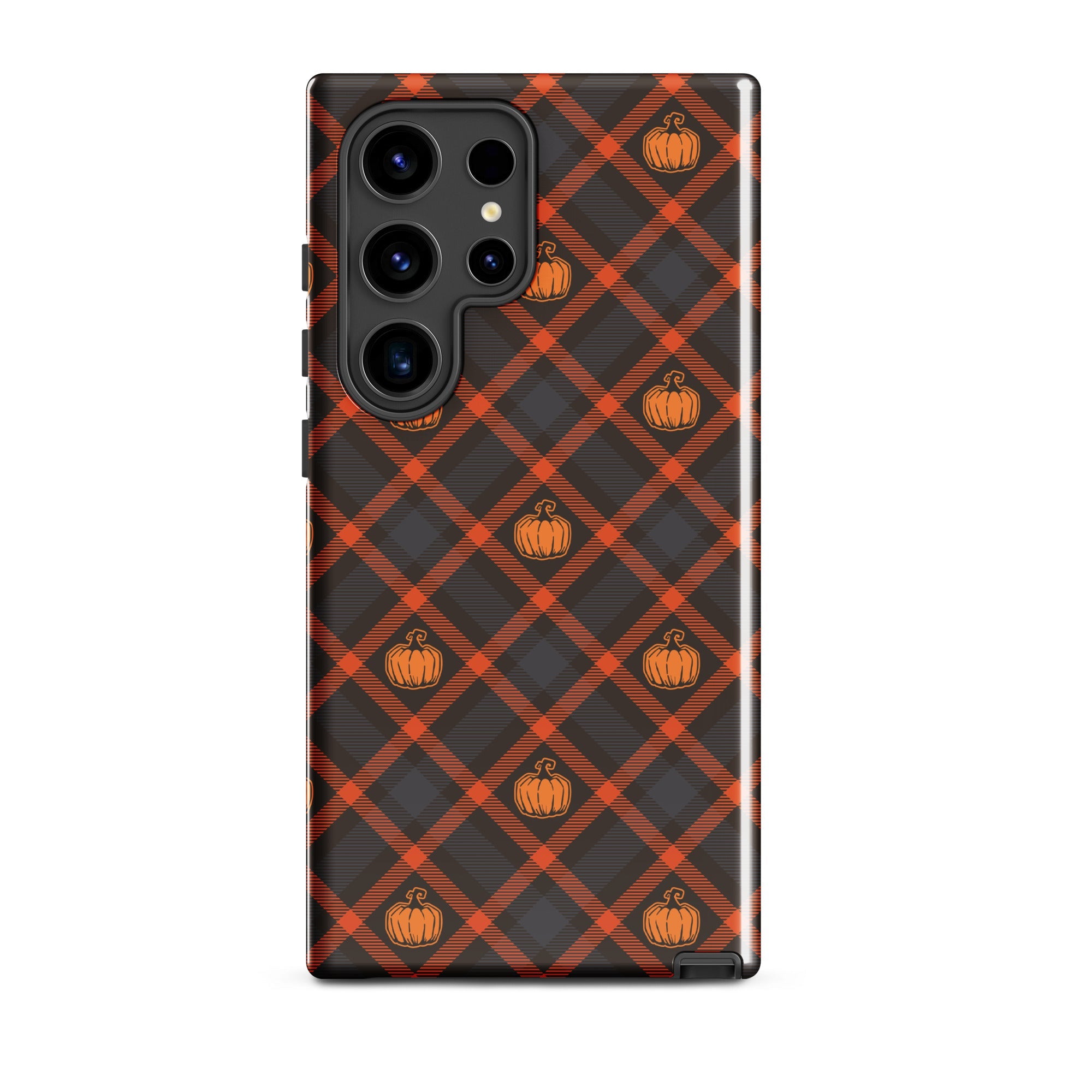 Pumpkin Plaid Cabin Case for Samsung®