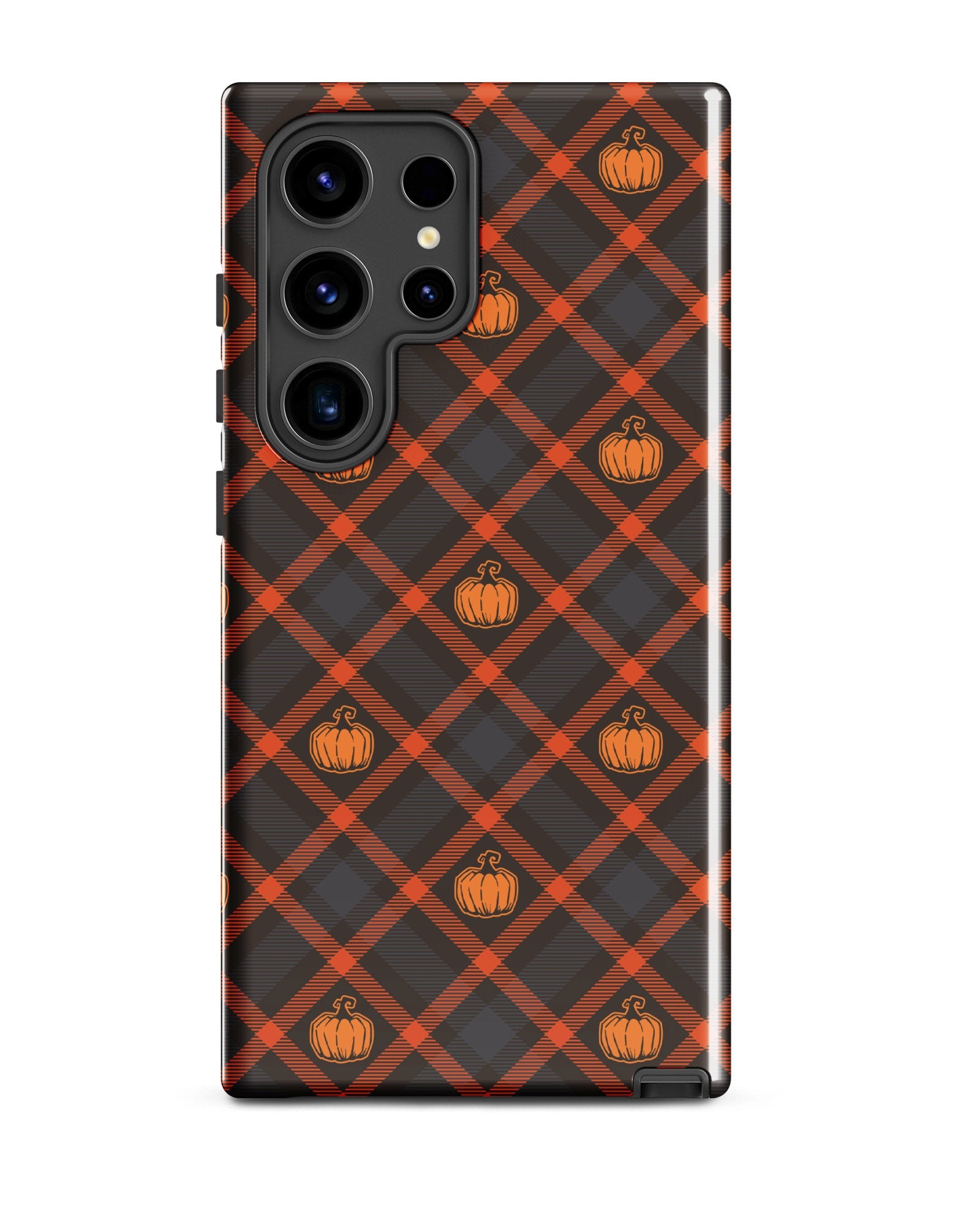 Pumpkin Plaid Cabin Case for Samsung®