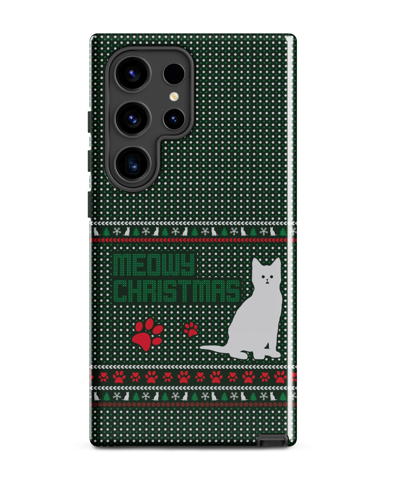 Meowy Christmas Cabin Case for Samsung®