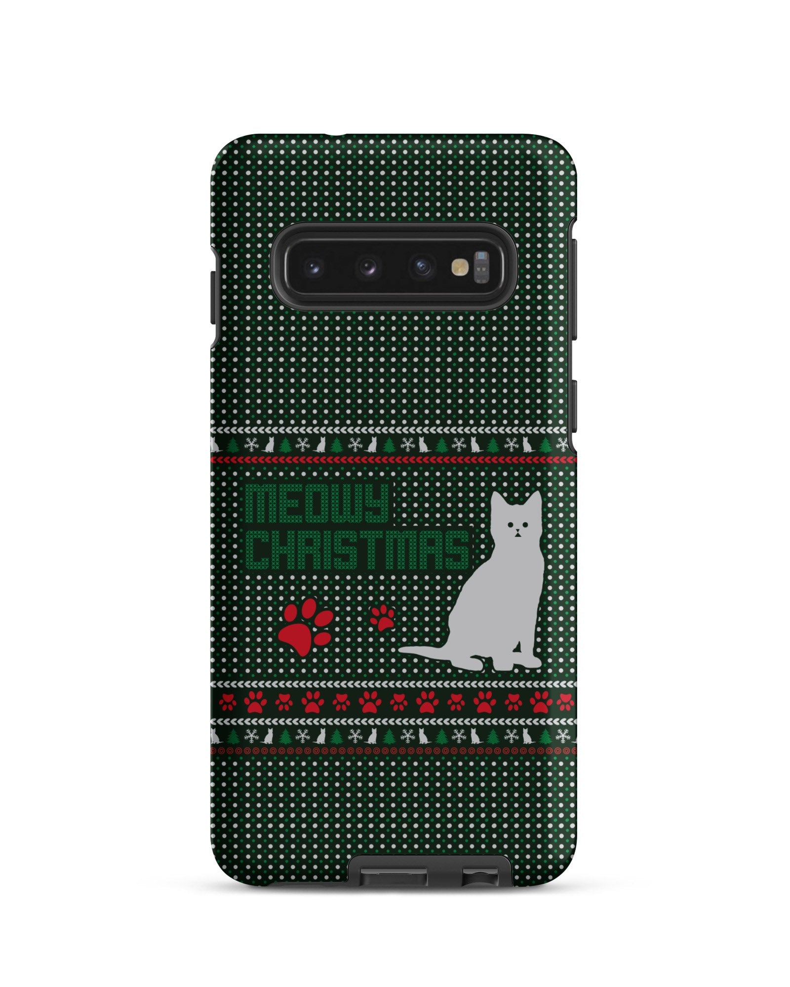 Meowy Christmas Cabin Case for Samsung®