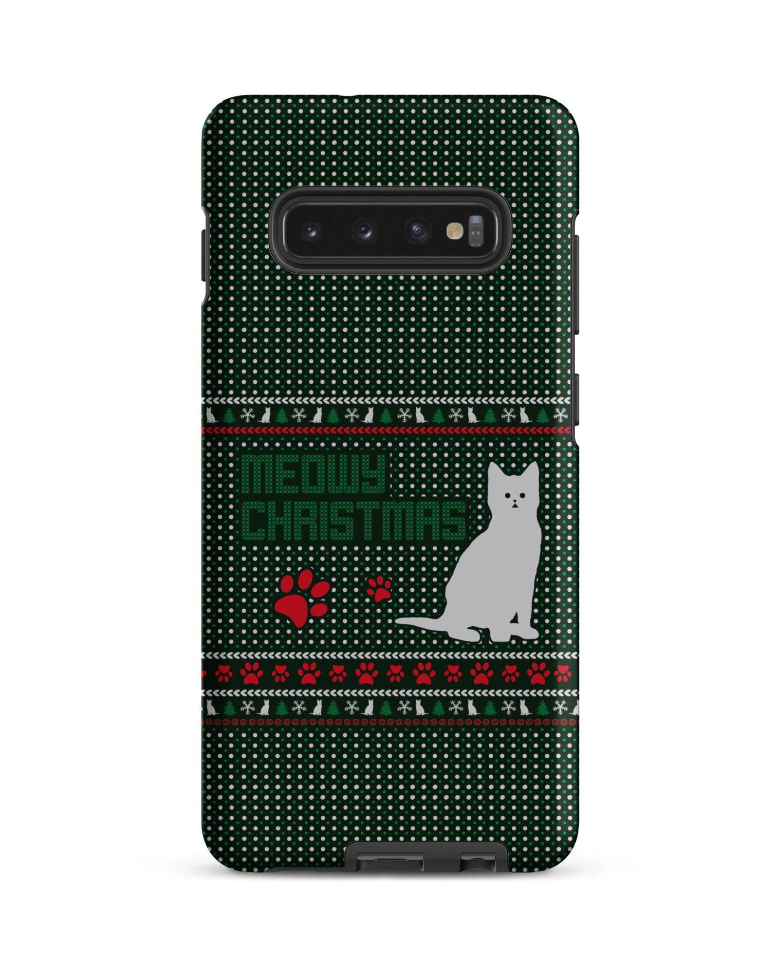 Meowy Christmas Cabin Case for Samsung®