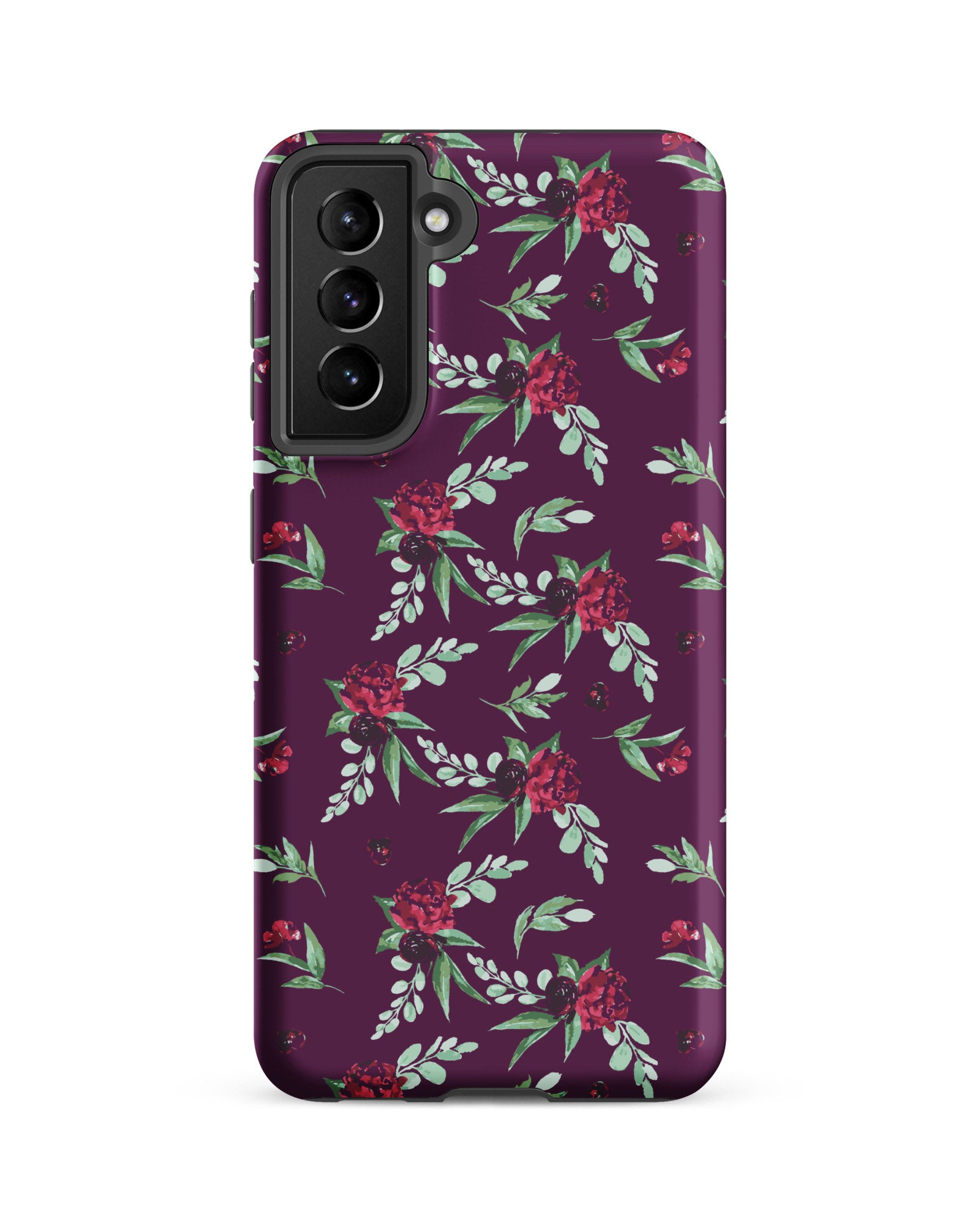 Cranberry Floral Cabin Case for Samsung®