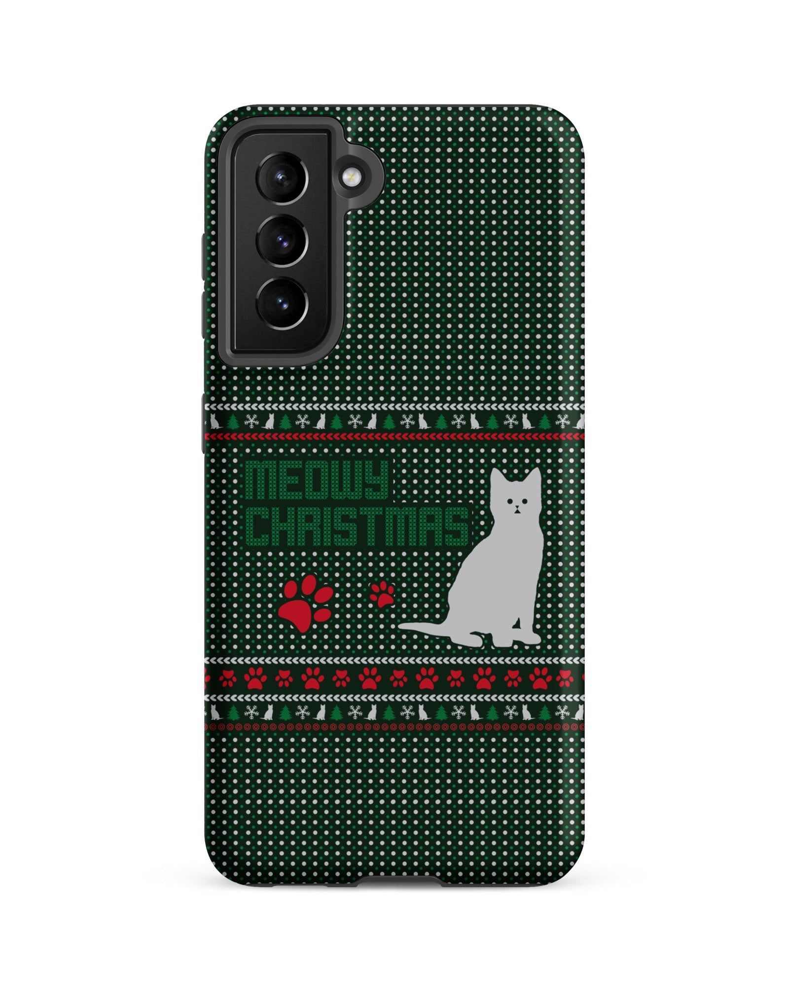 Meowy Christmas Cabin Case for Samsung®