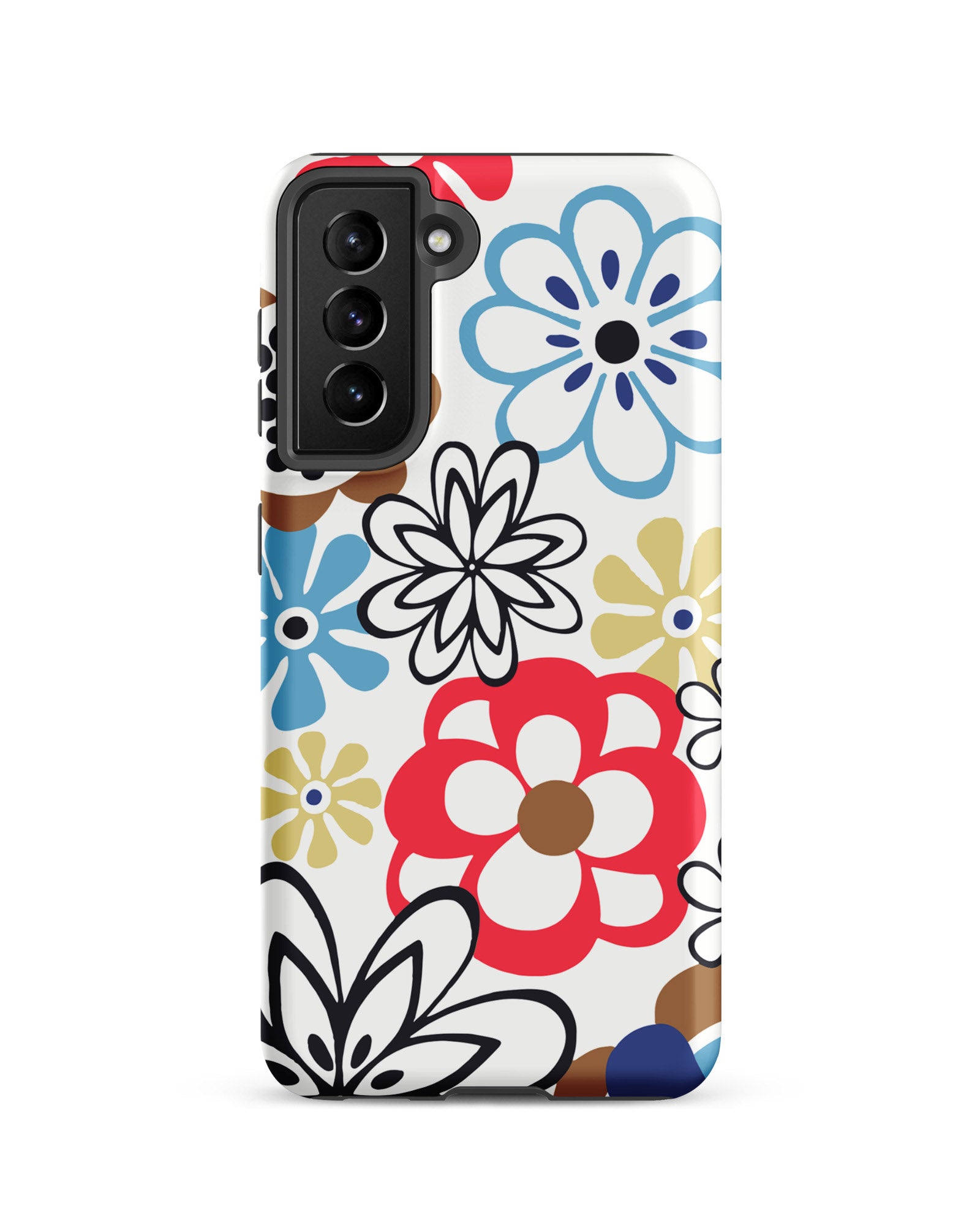 Abstract Floral Cabin Case for Samsung®