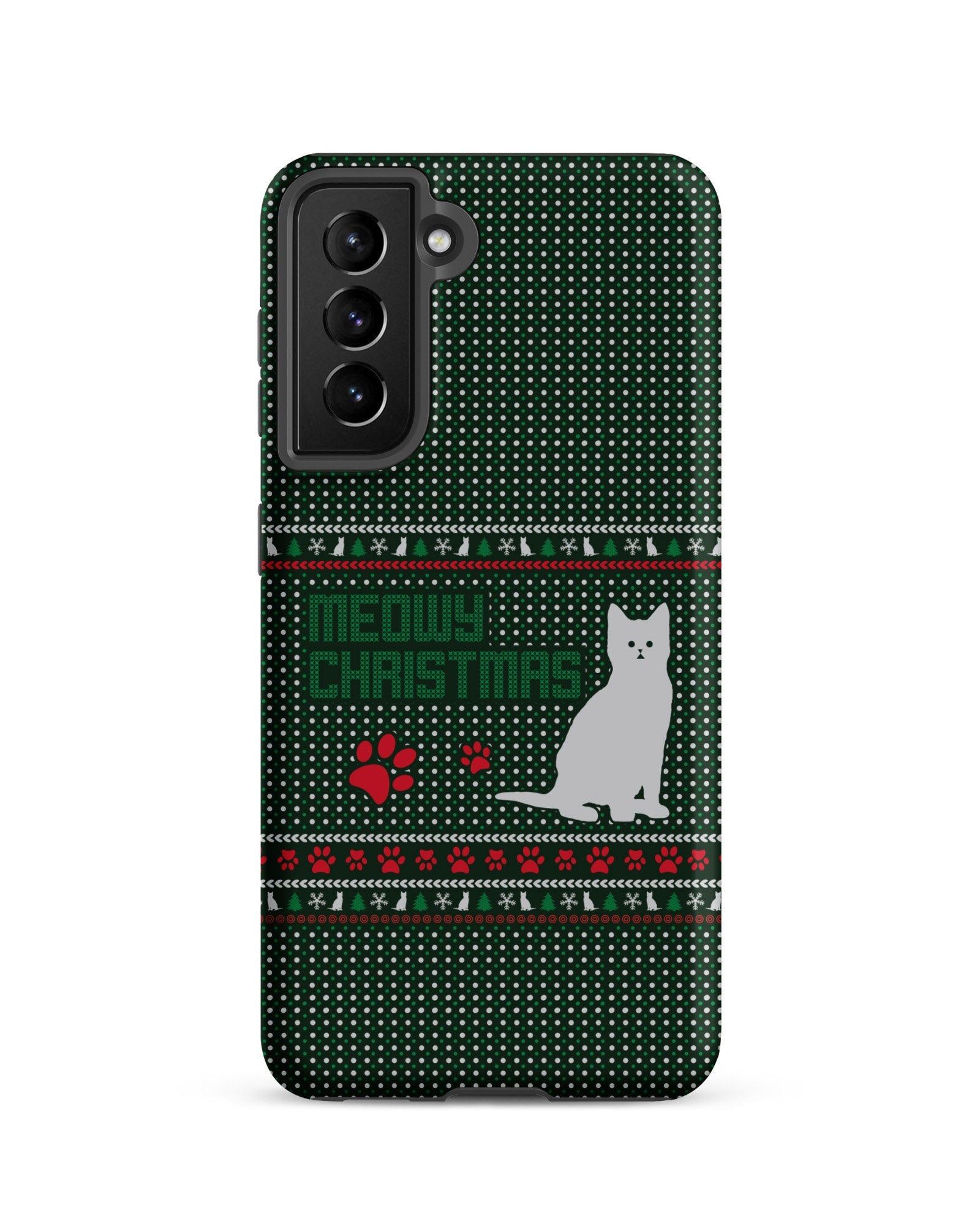 Meowy Christmas Cabin Case for Samsung®