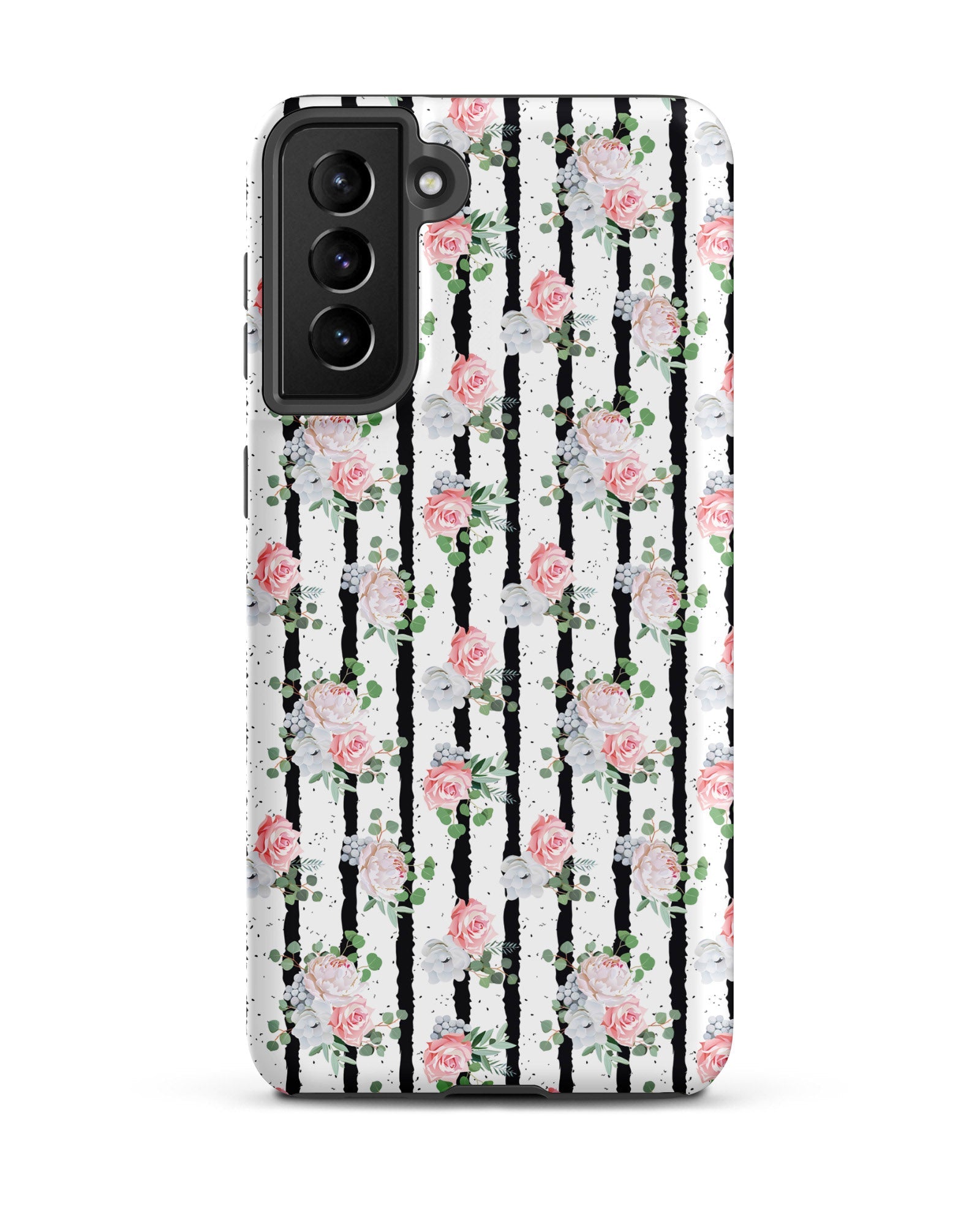 Black White and Blooms Cabin Case for Samsung®