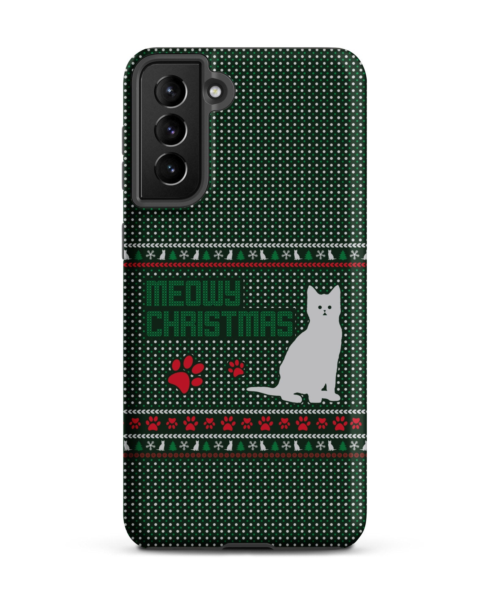 Meowy Christmas Cabin Case for Samsung®